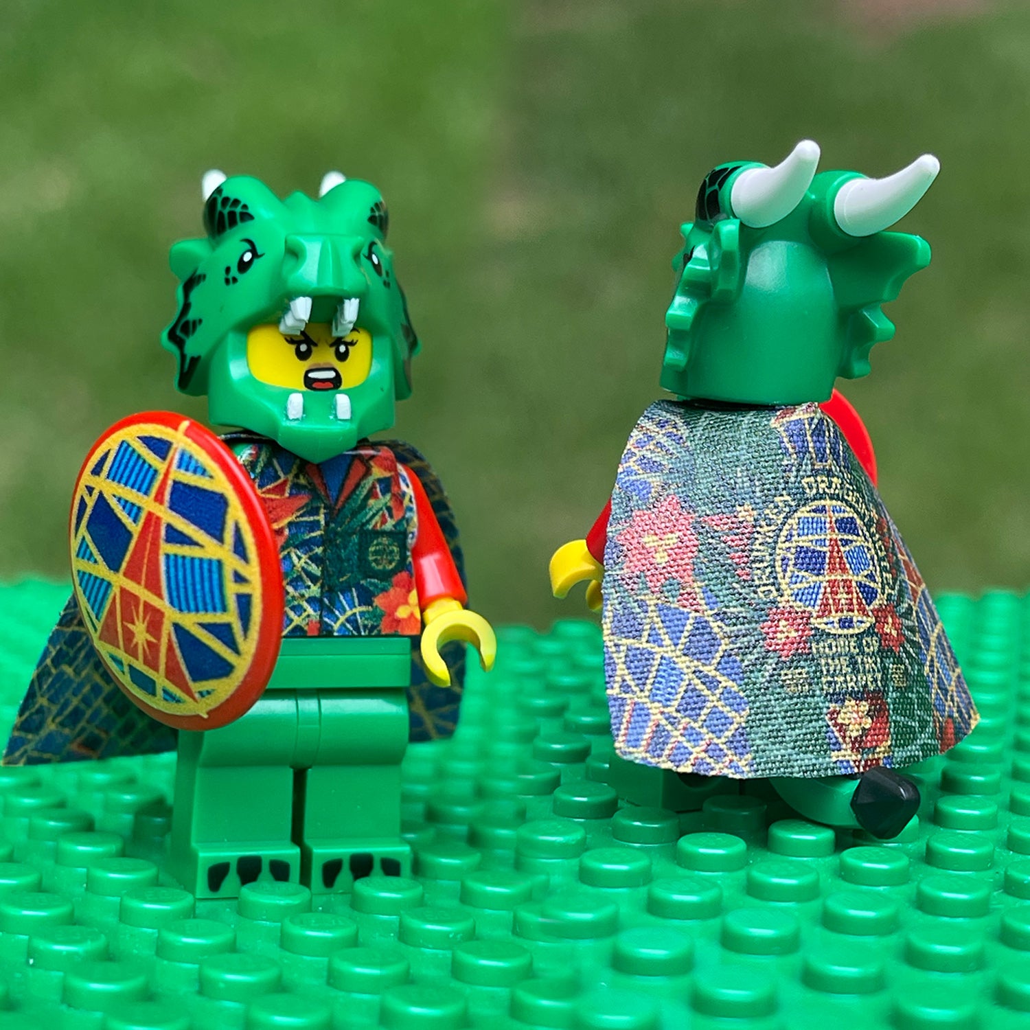Lego DDH Tiki Guy Dragon mask edition of 25 printed by DDH