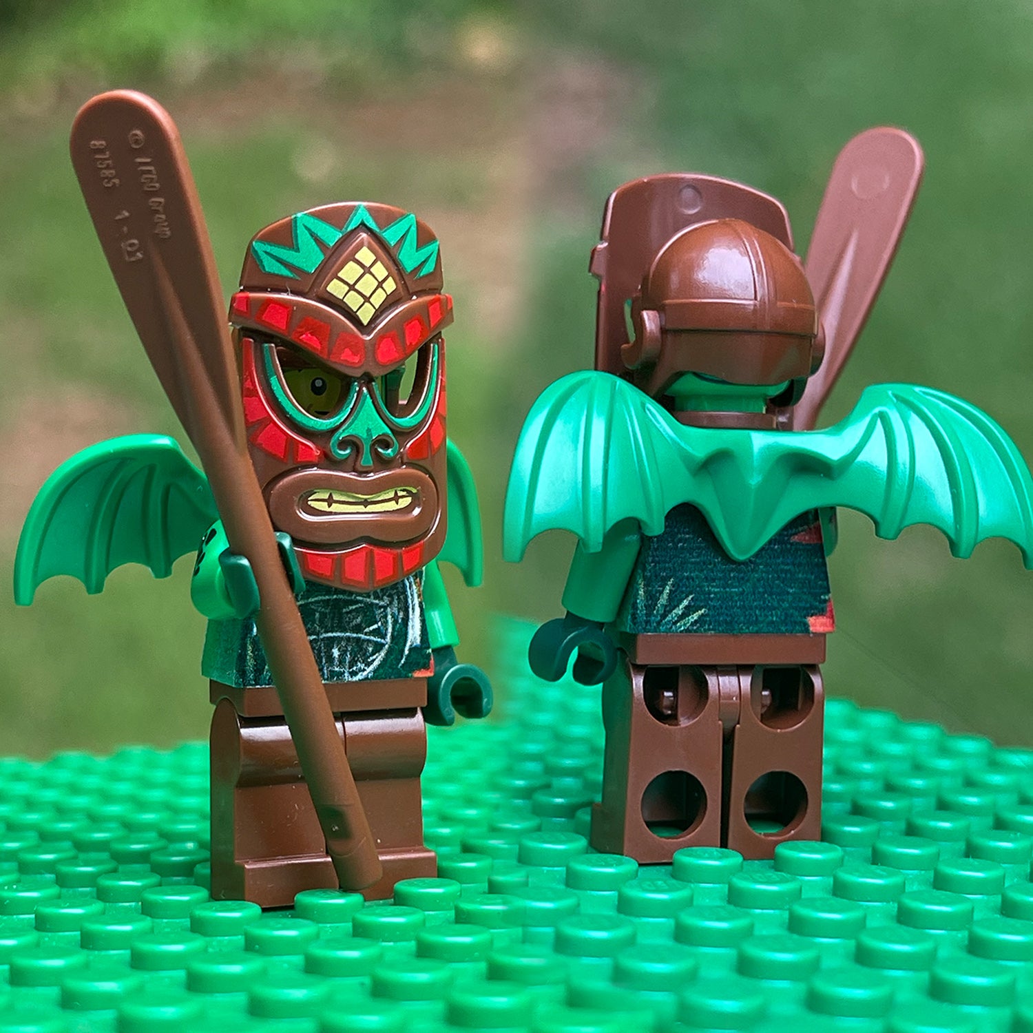 Lego DDH Tiki Guy edition of 25 printed by DDH