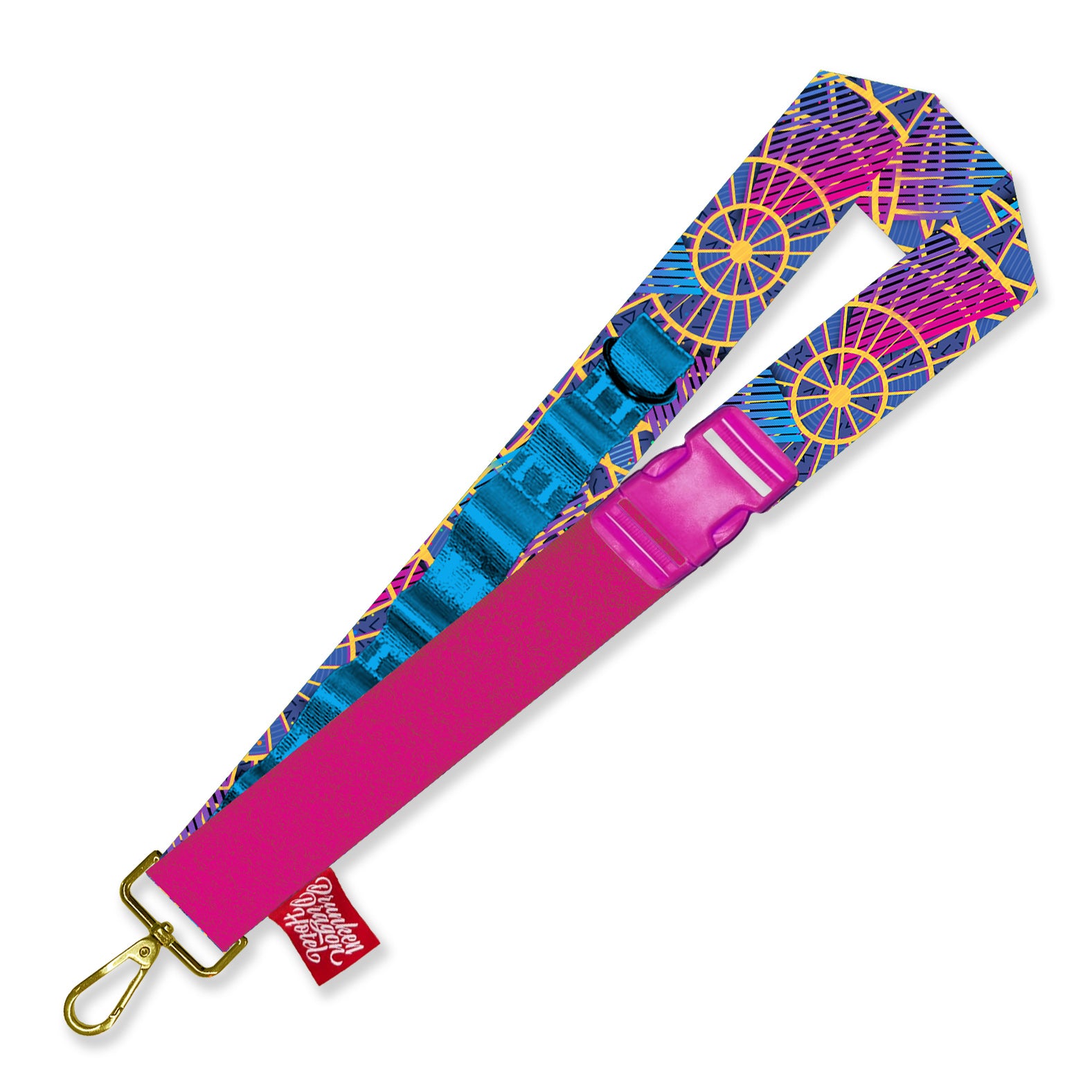 DDH Deluxe 80s Carpet Slap-on Merit Badge Lanyard with Velcro