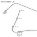 DDH Language Necklace, Sterling Silver