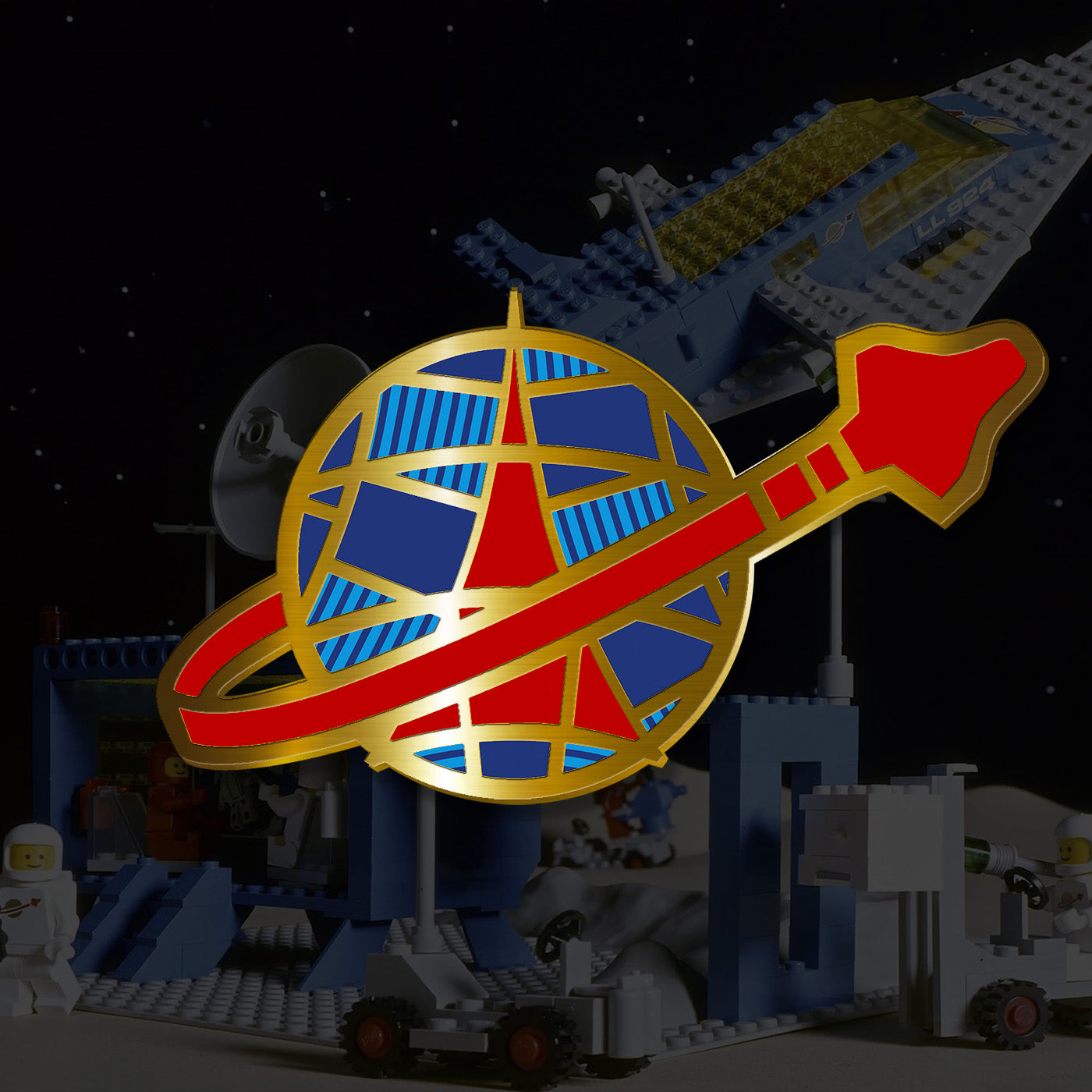 DDH Space Enamel Pin 1.7"