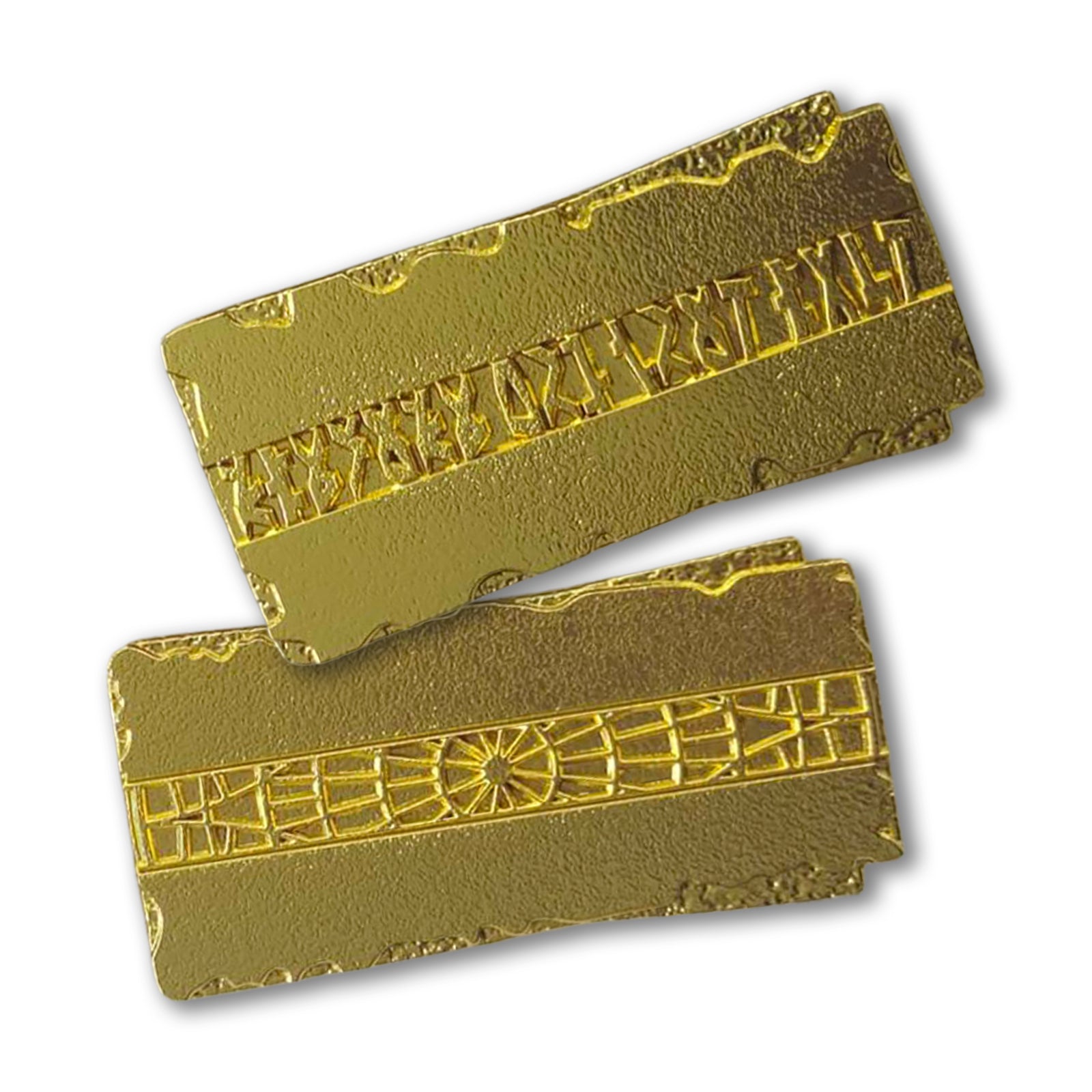 Carpet Pressed Gold Latinum Star Trek, Solid Metal 2.8"