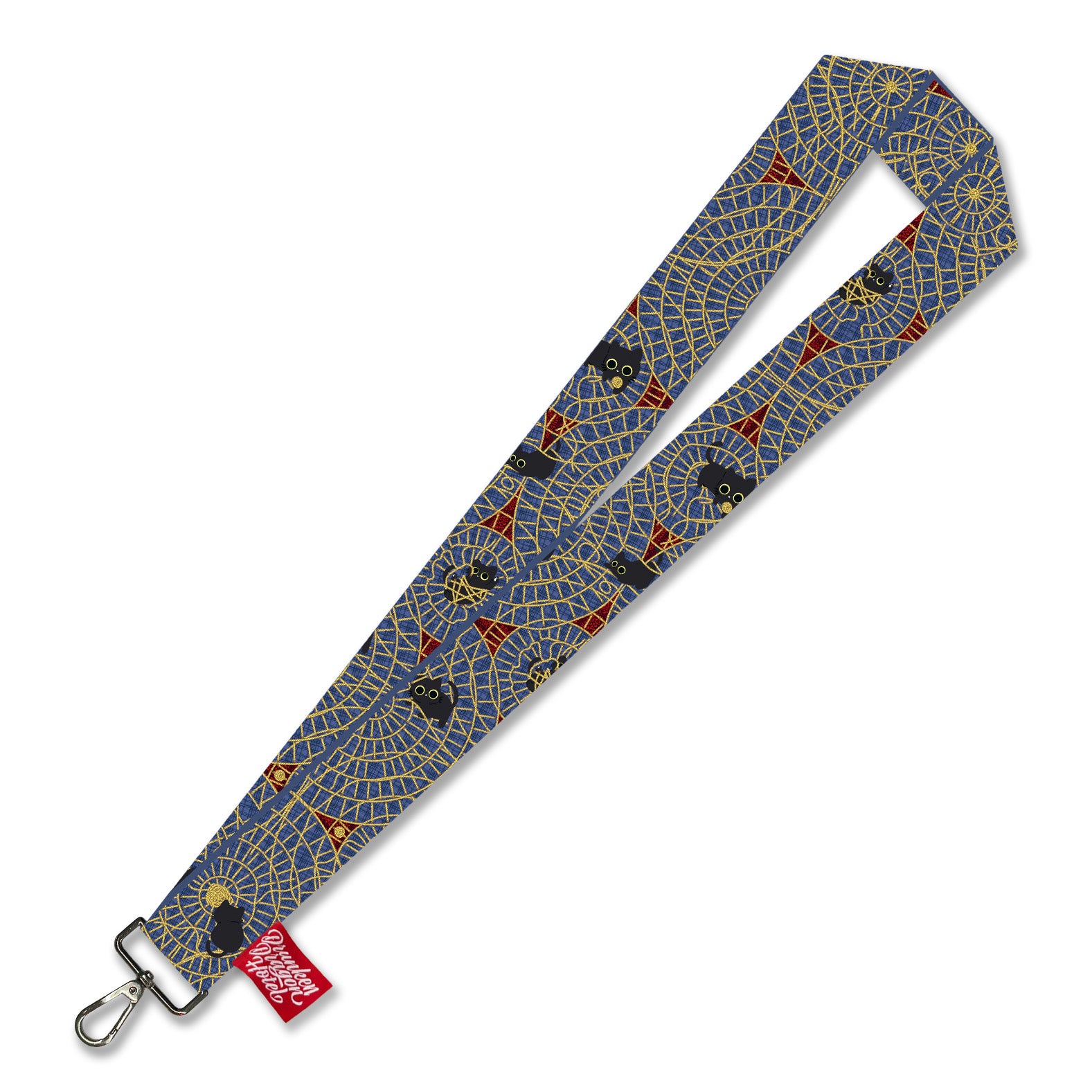 Cat Carpet Lanyard 1.3"