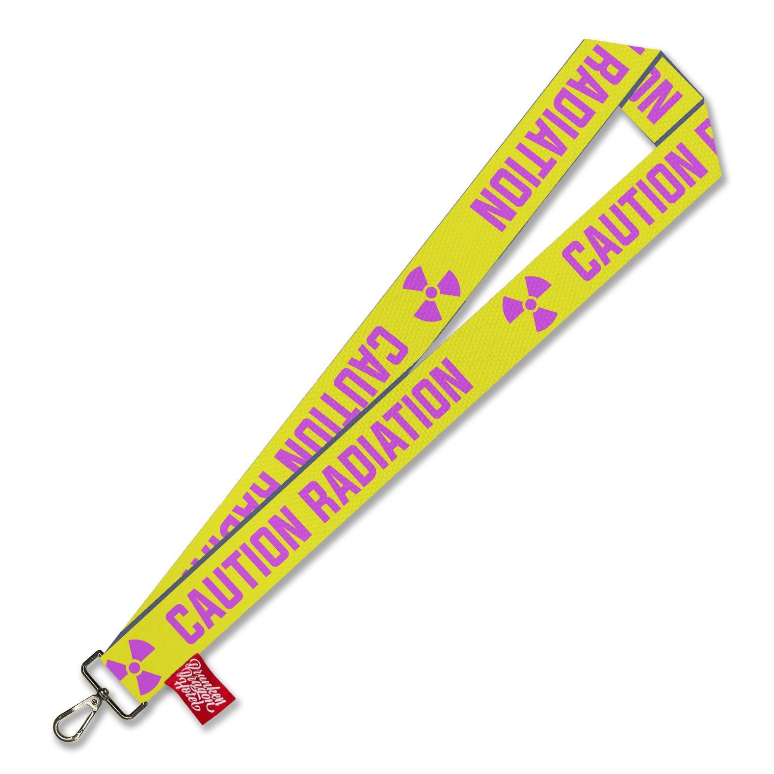 Caution Radiation Lanyard 1.3"