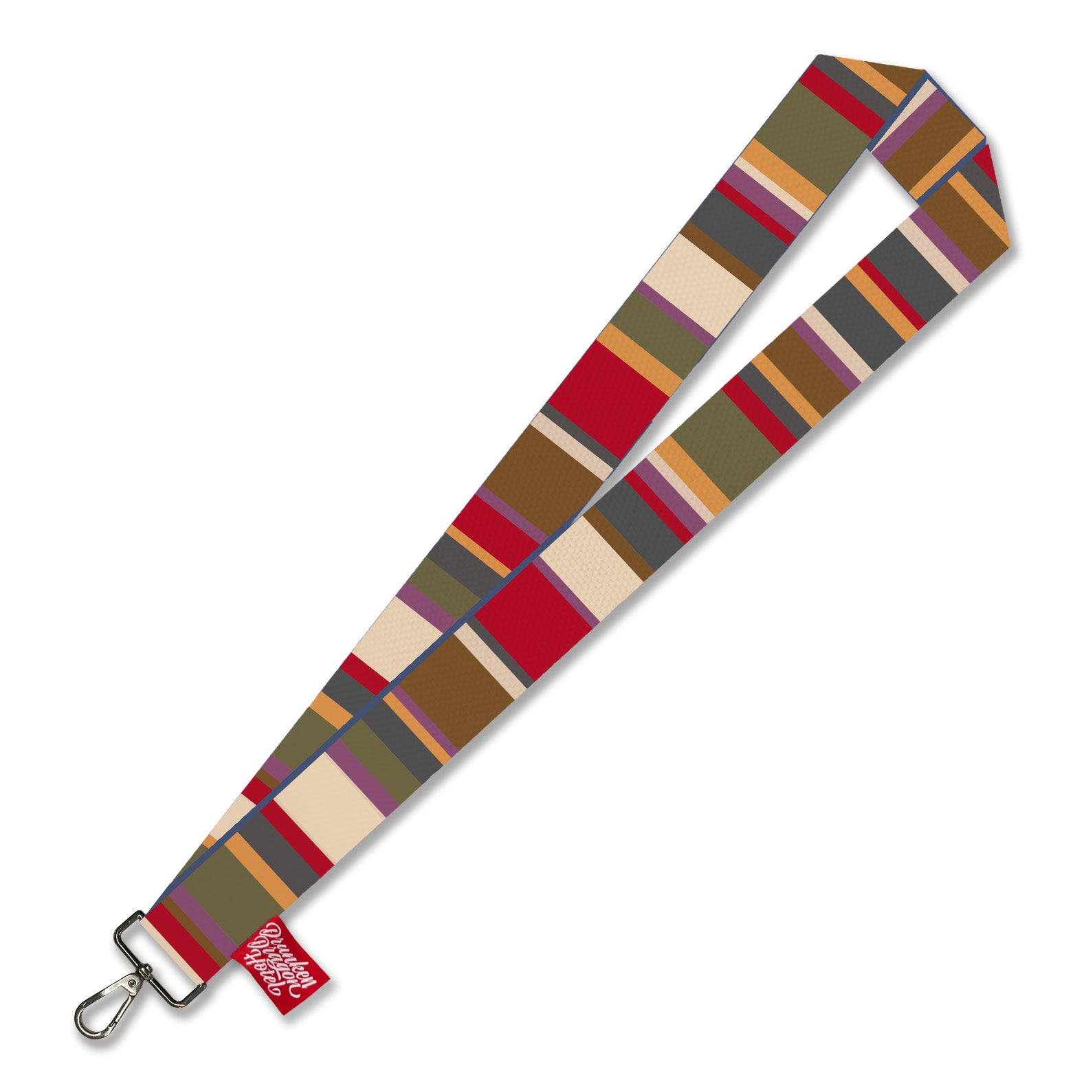 Dr. Who Scarf Lanyard 1.3"