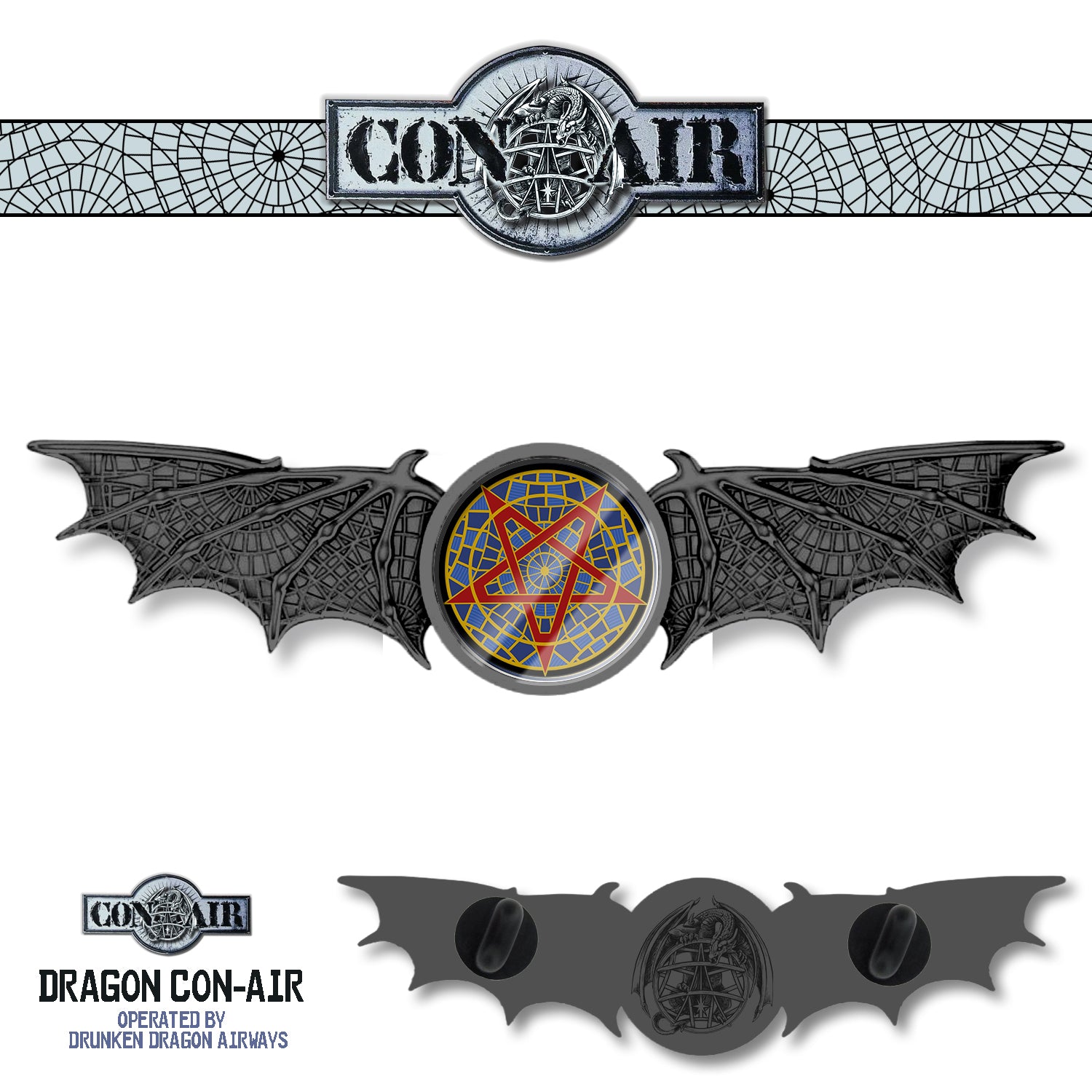 DDH Con-Air "Pilot Dragon Wing" Pin Carpetgram