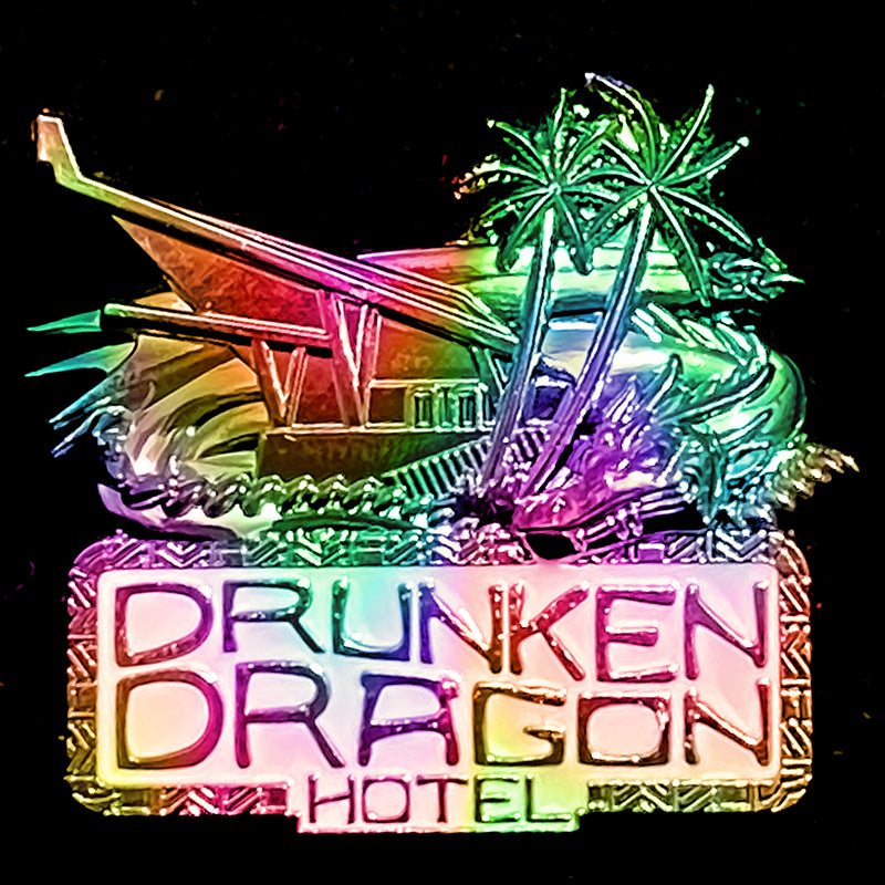 Limited Edition of 30 Drunken Dragon Hotel Tiki Logo Pin