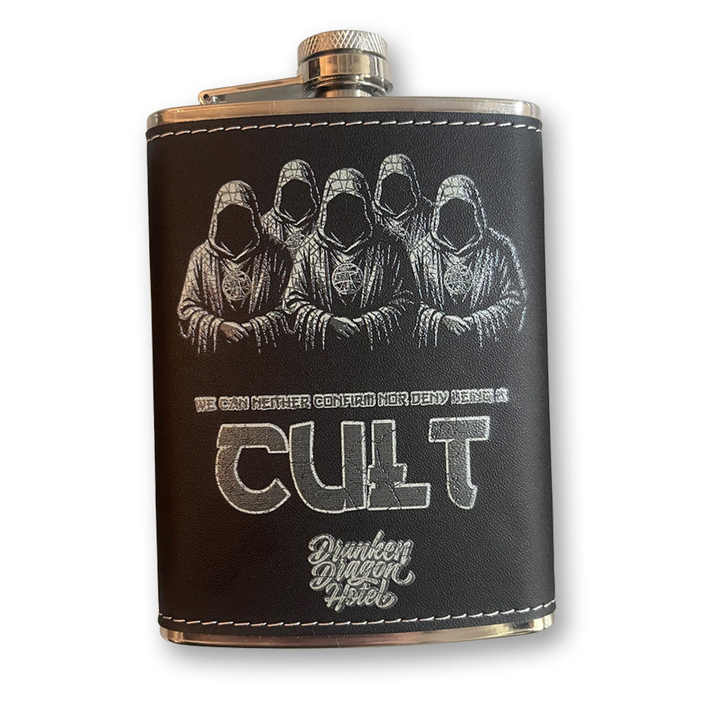 Can't confirm or Deny being a Con-Cult Metal Flask