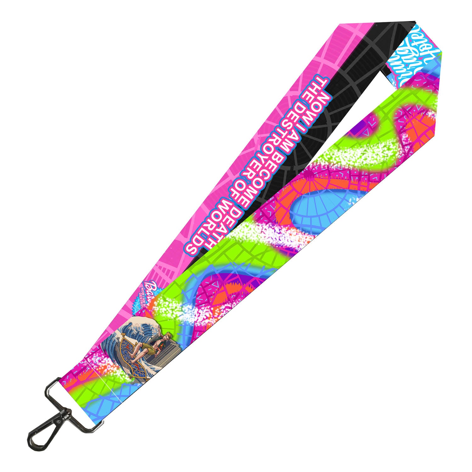 Malibu Barbenheimer Lanyard 2" Mega Wide!