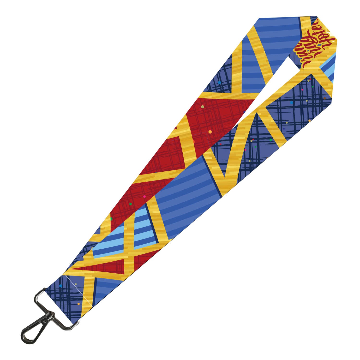 Enlarged Carpet Lanyard 2" Mega Wide!