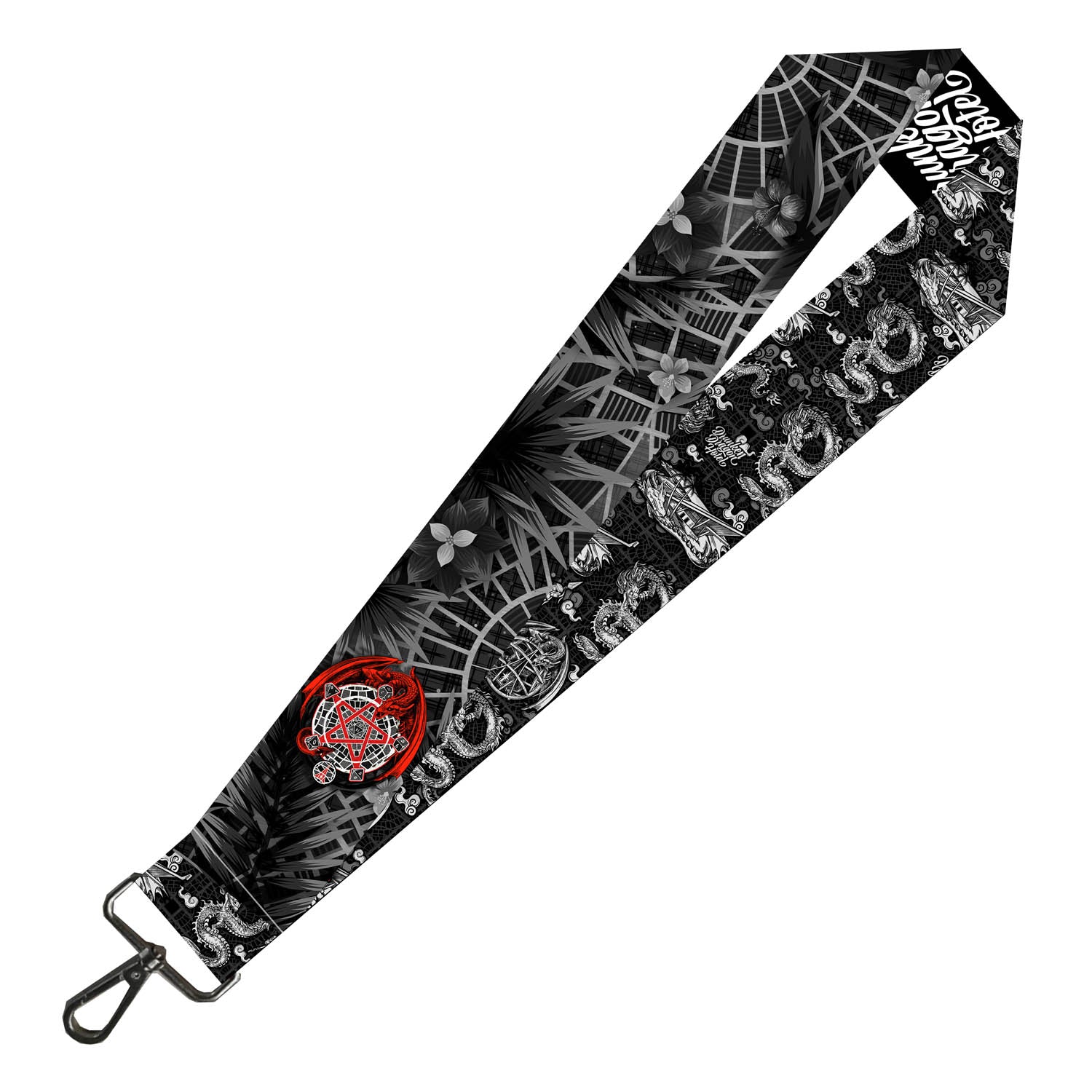 DDH Black Belt Lanyard 2" Mega Wide!