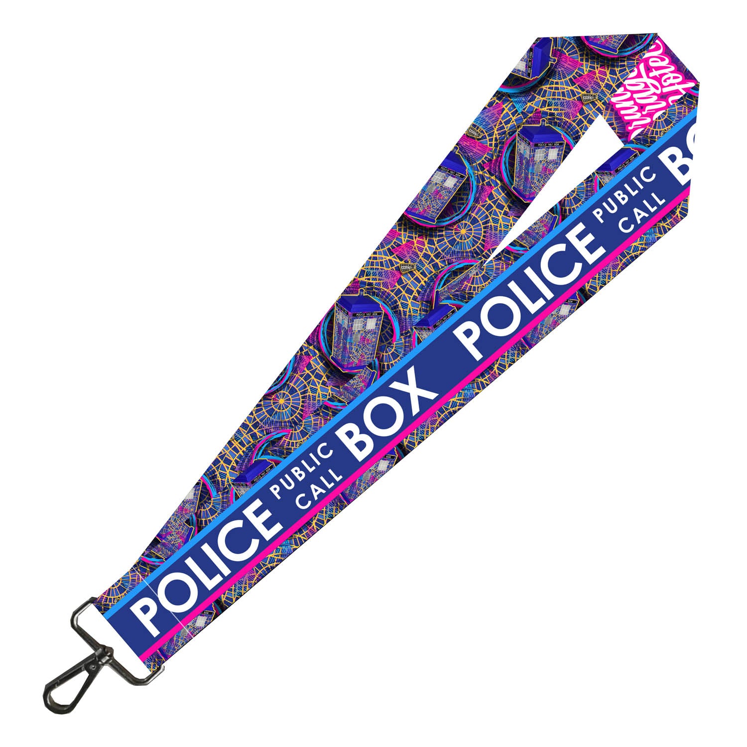 Tardis Carpet Lanyard 2" Mega Wide!