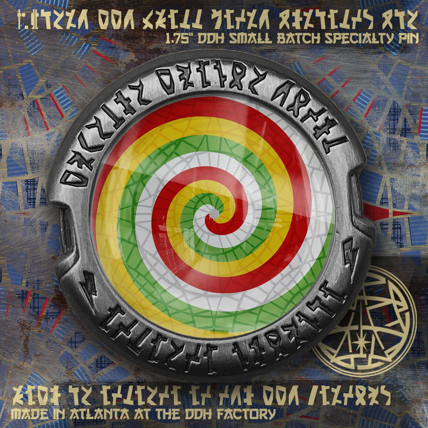 FireFly Umbrella DDH made Printed Pin