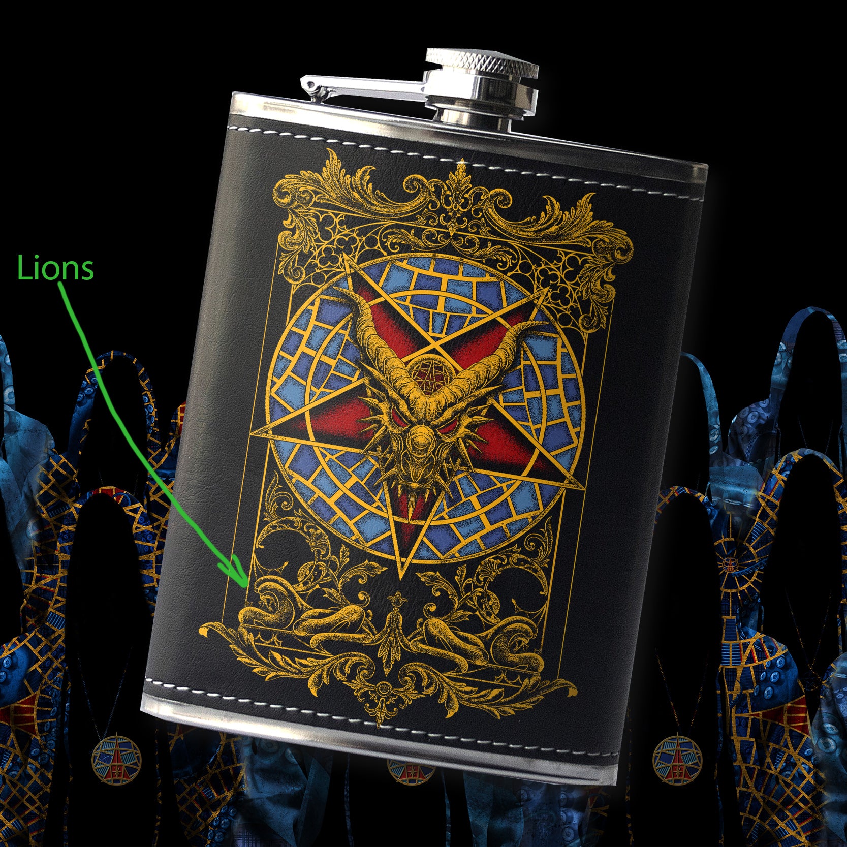 Flask Dragons Head Carpetgram DDH Hail Carpet