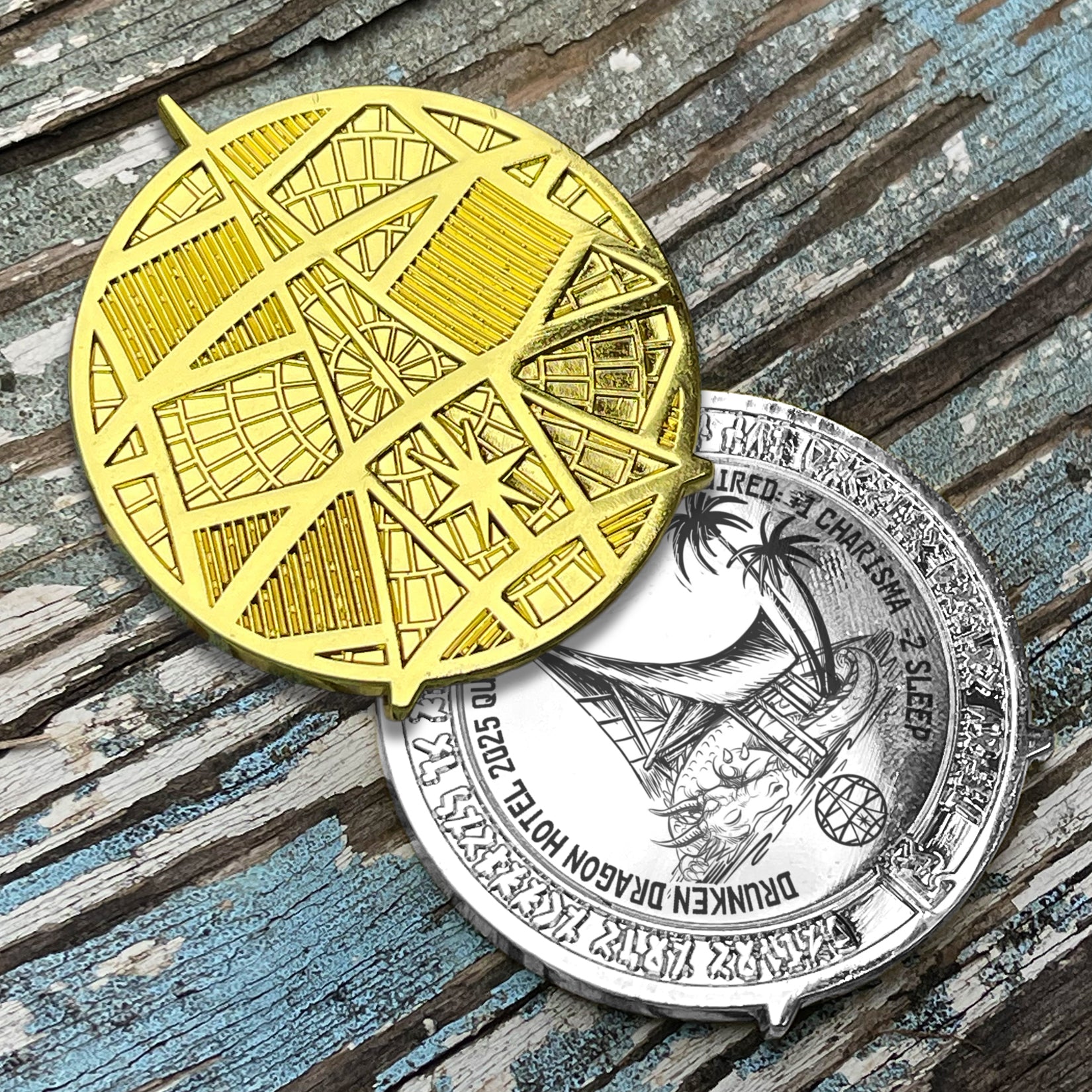 DDH Dragon Coin 2025 only 25 made Gold or Silver
