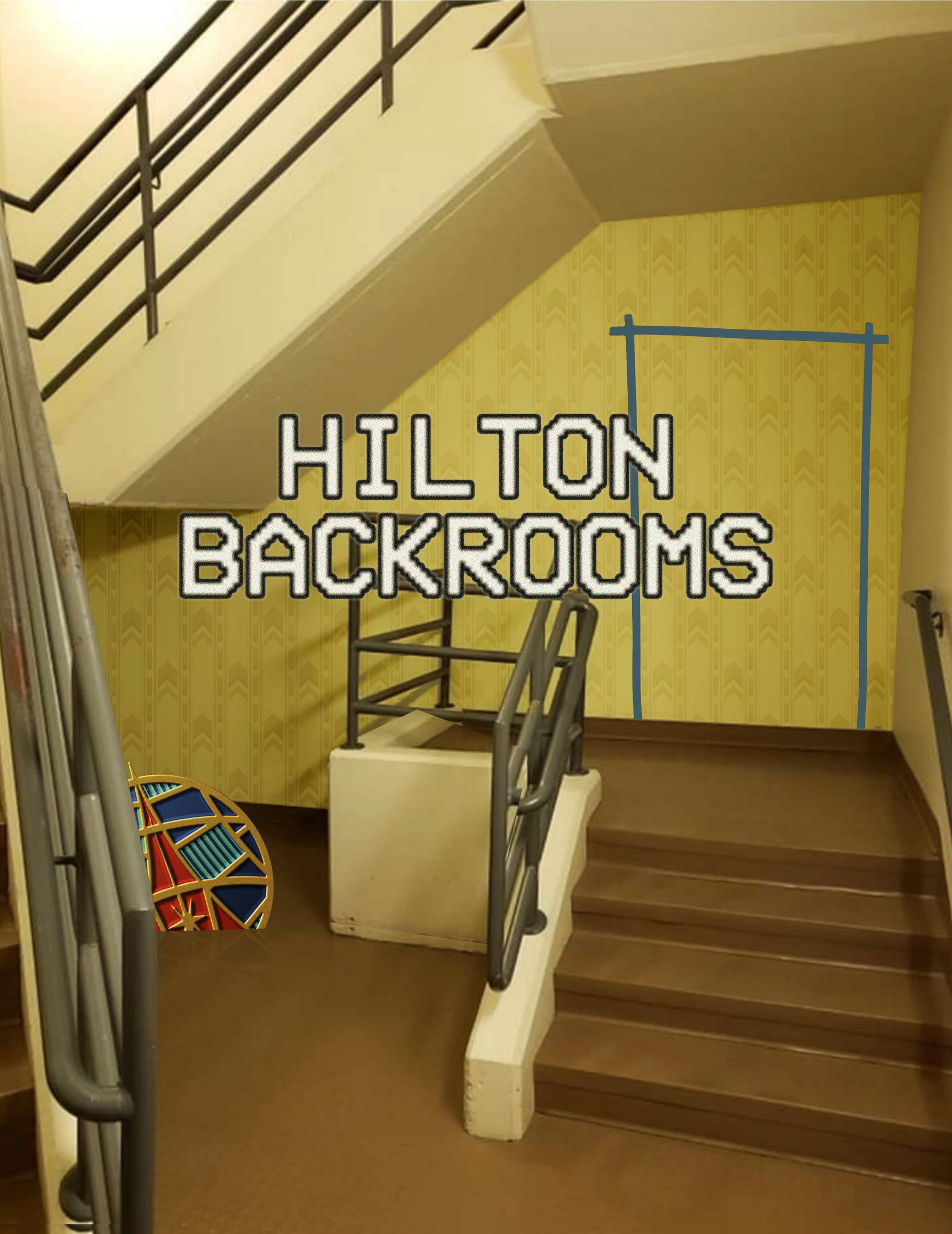 Backrooms Carpet DCON Pass Badge Holder