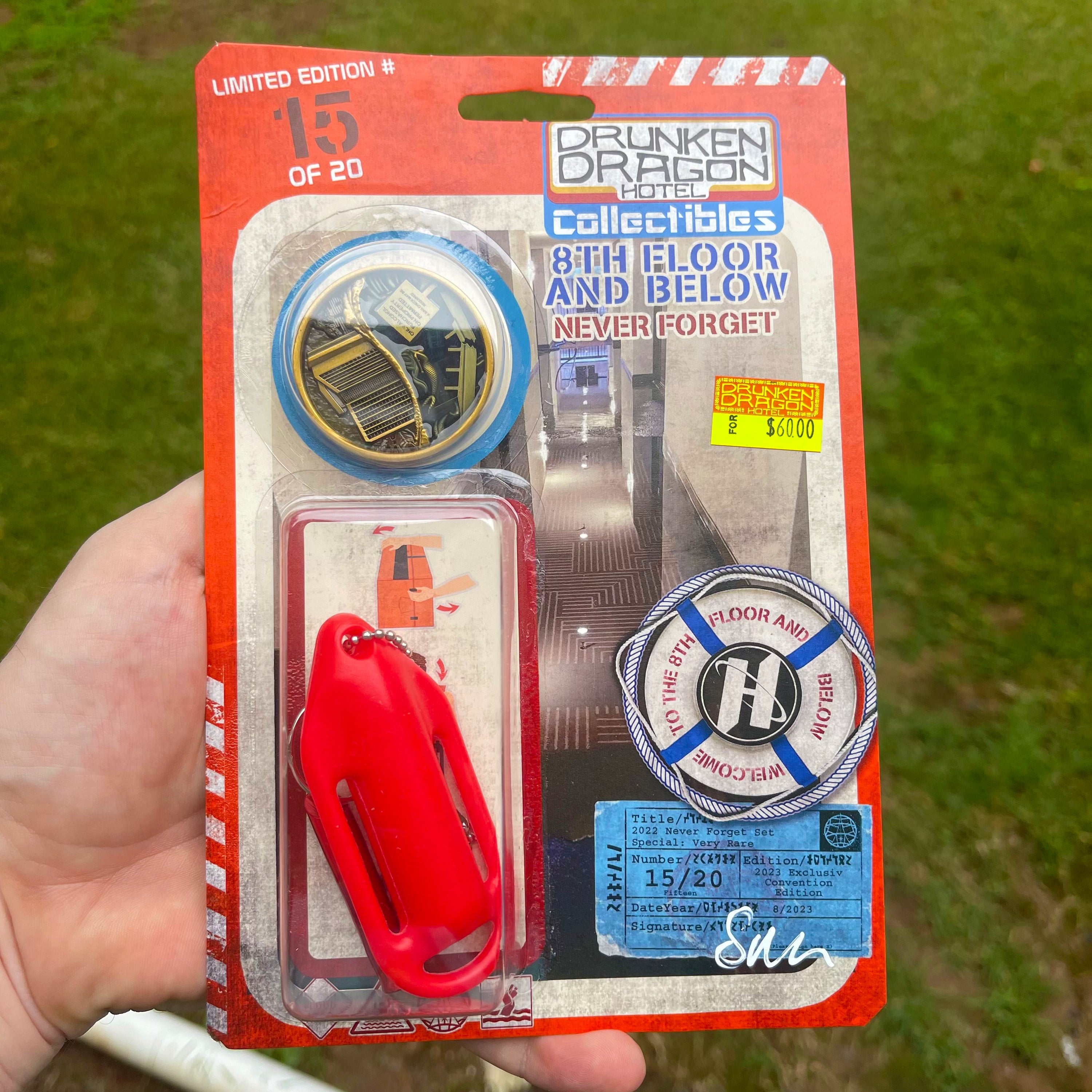 8th Floor and Below Deluxe package Coin Artwork Signed