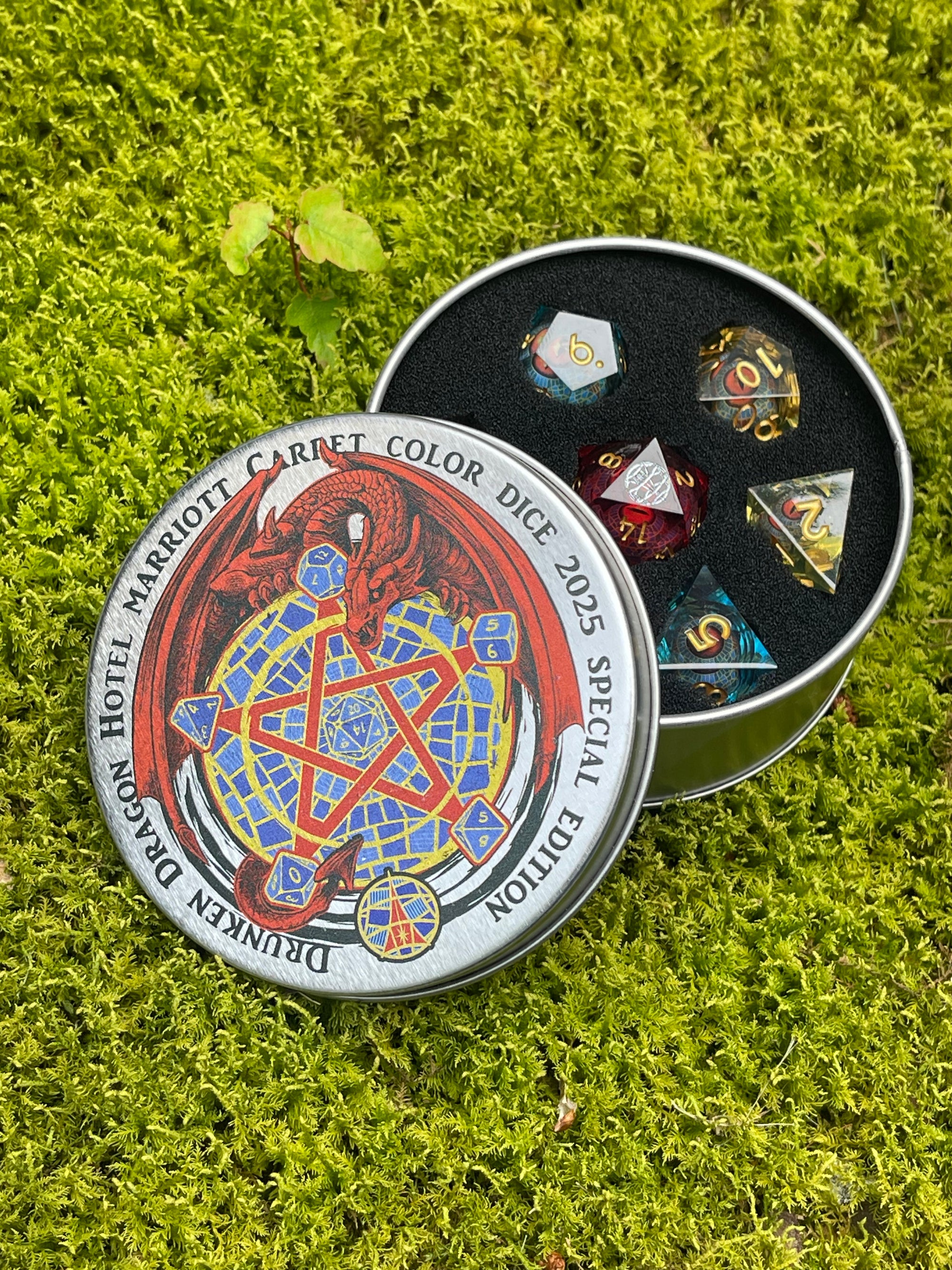 COLOR EDITION 7PCS Set Dice Moving Marriott Carpet Eye DnD