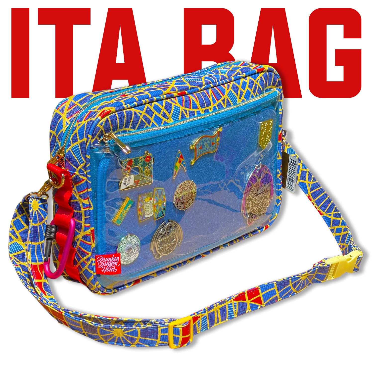 DDH Carpet ITA Bag for Pins & Patches – Limited Edition