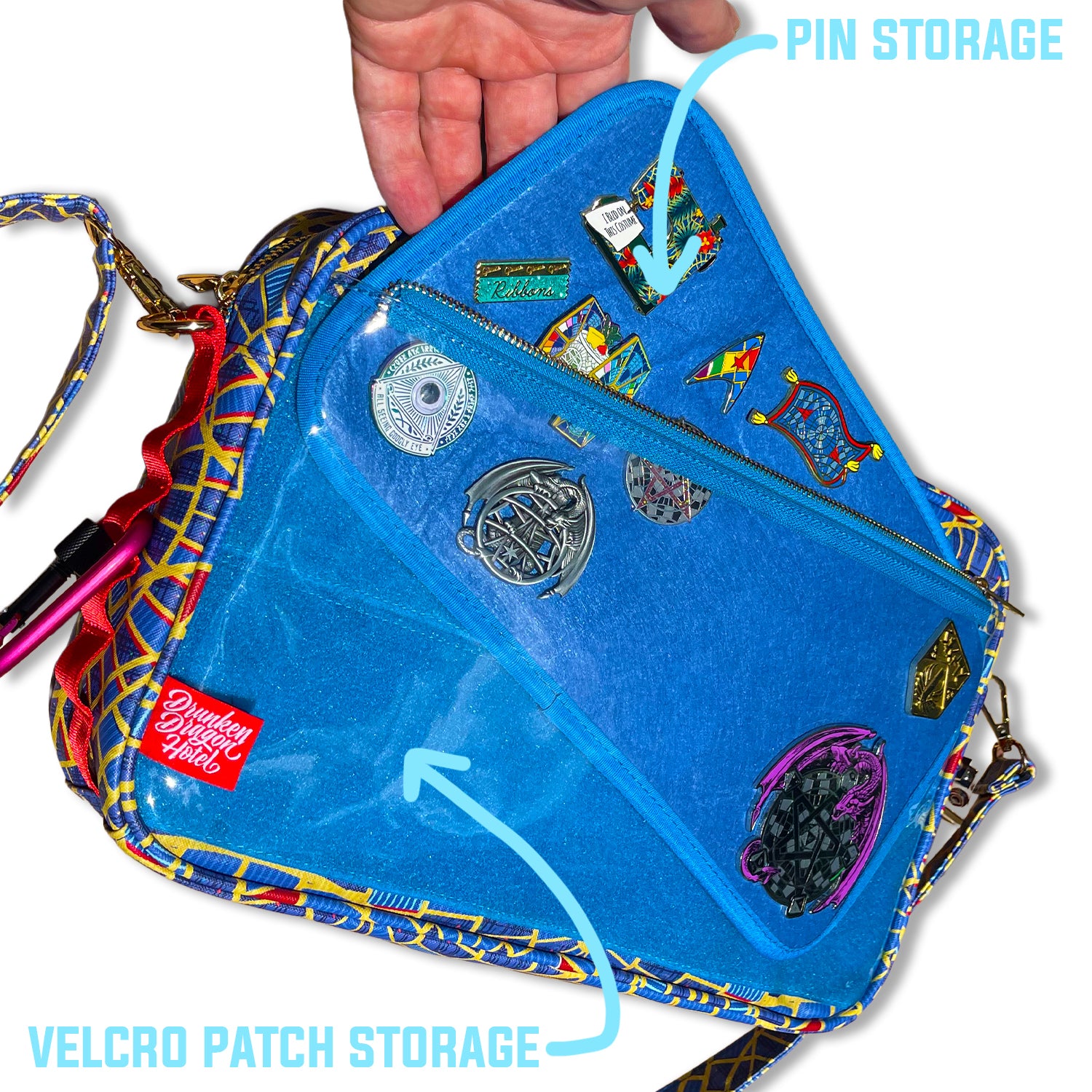 DDH Carpet ITA Bag for Pins & Patches – Limited Edition