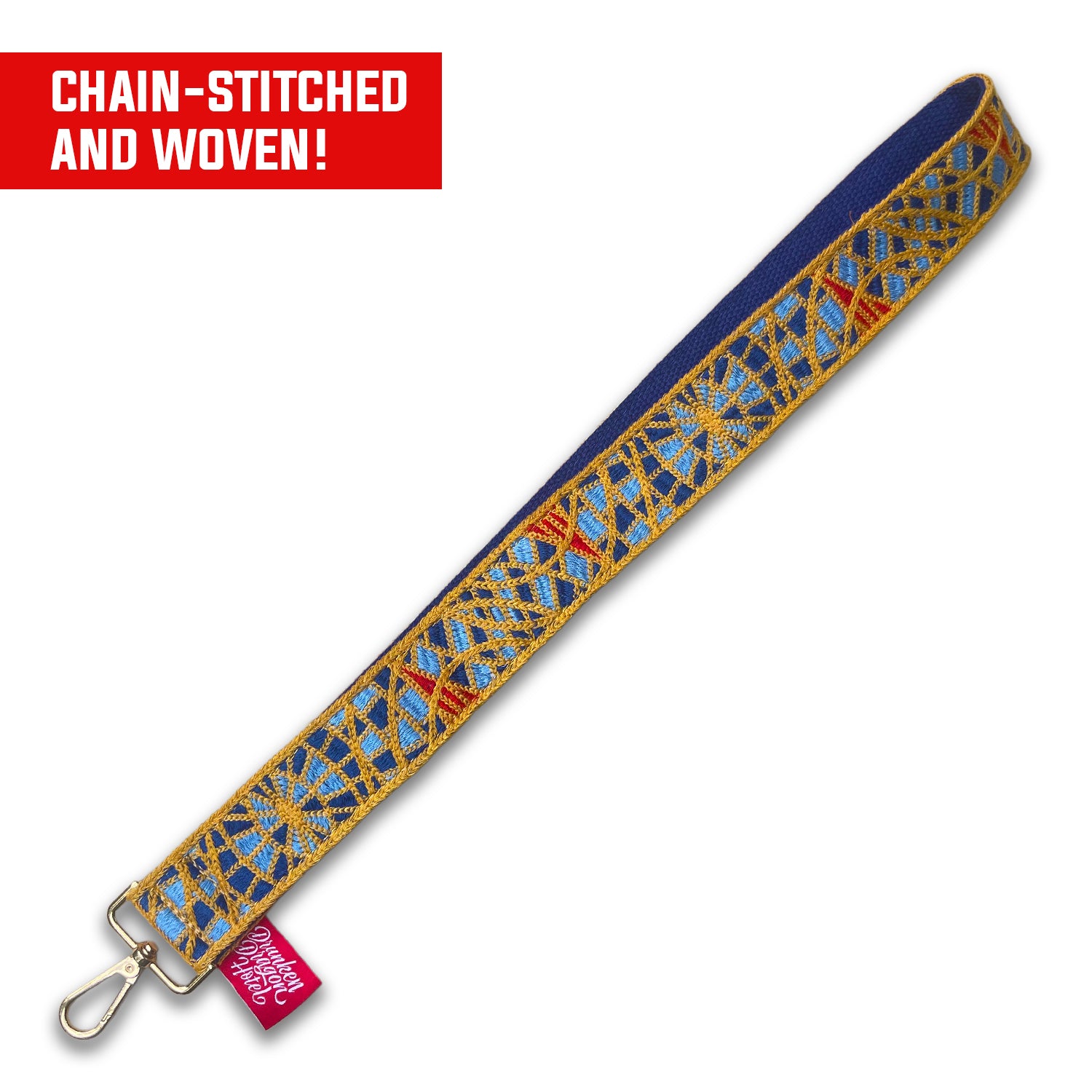 Premium Jacquard Woven & Chain-Stitched Carpet Lanyard – Limited Edition