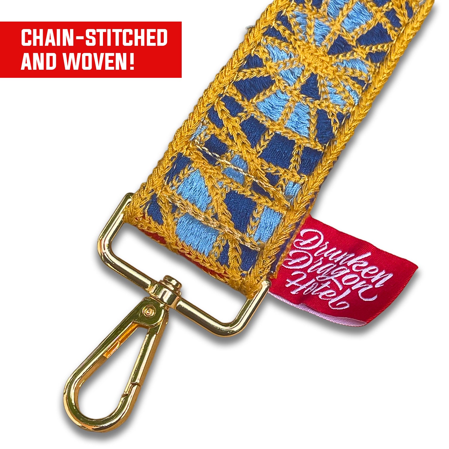 Premium Jacquard Woven & Chain-Stitched Carpet Lanyard – Limited Edition