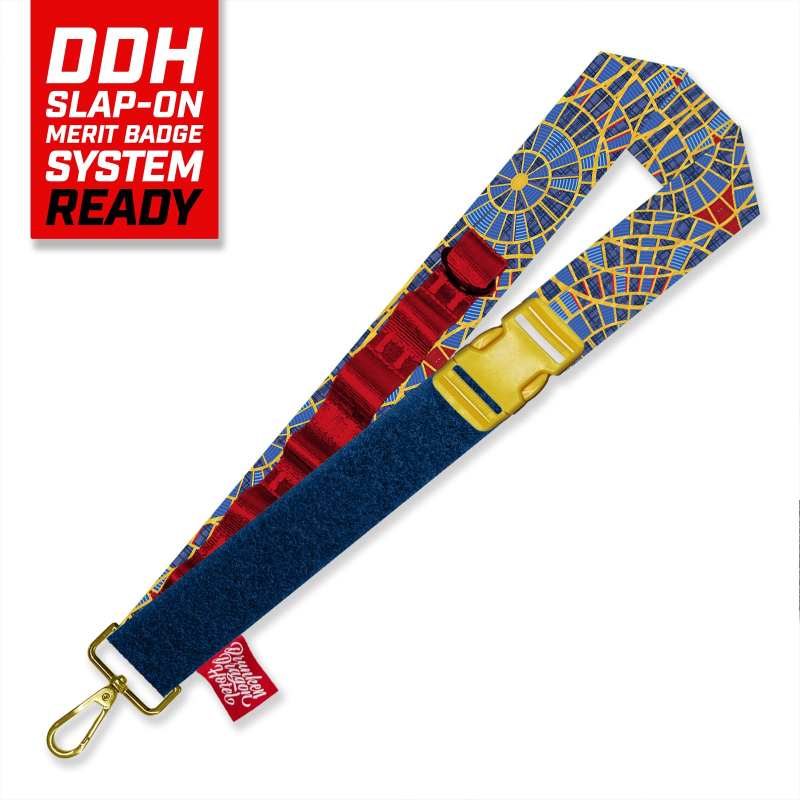 DDH Deluxe Carpet Slap-on Merit Badge Lanyard with Velcro