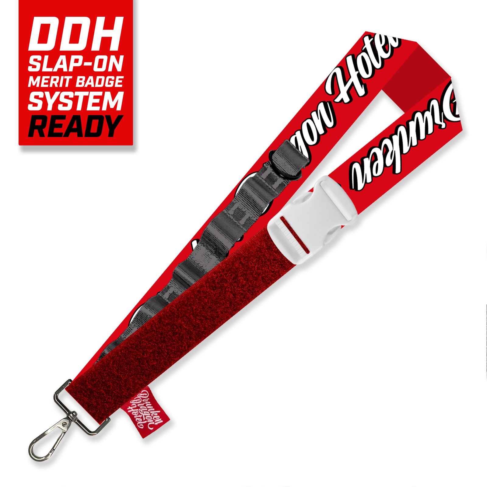 DDH Limited Ed. Deluxe Slap-on Merit Badge Lanyard with Velcro