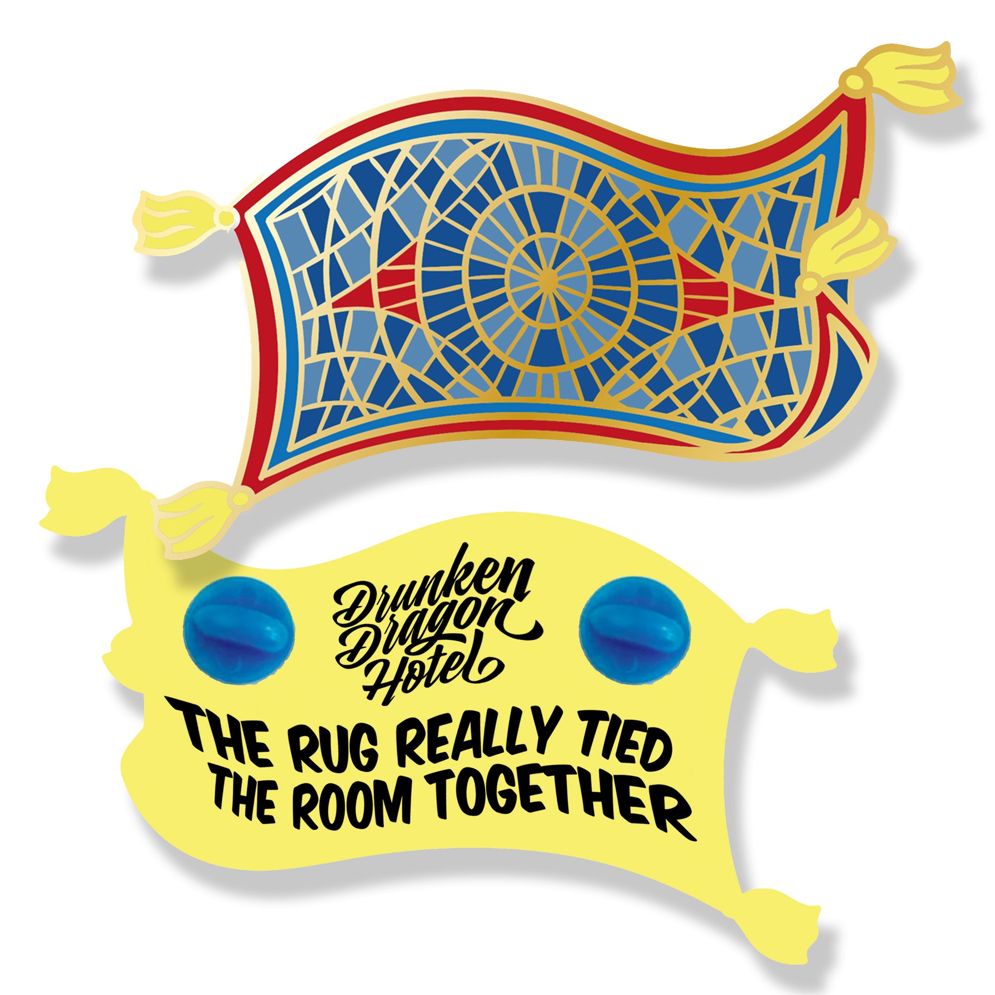 Must Have Magic Rug Enamel Pin 2.4"