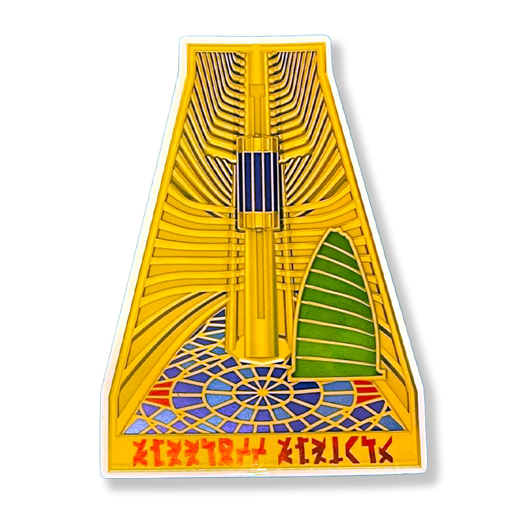 3"x4" Marriott Carpet Elevator Metallic Sticker