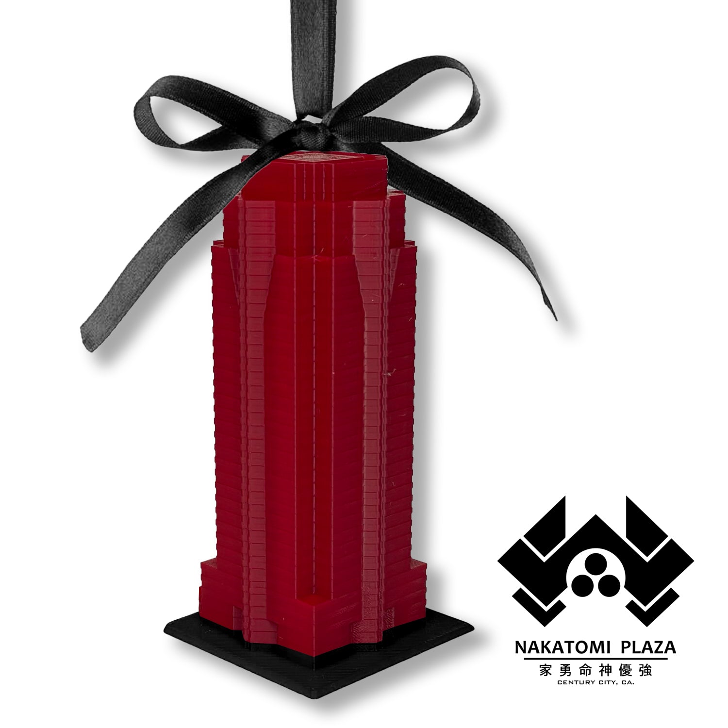 Nakatomi Plaza red tree ornament Die Hard