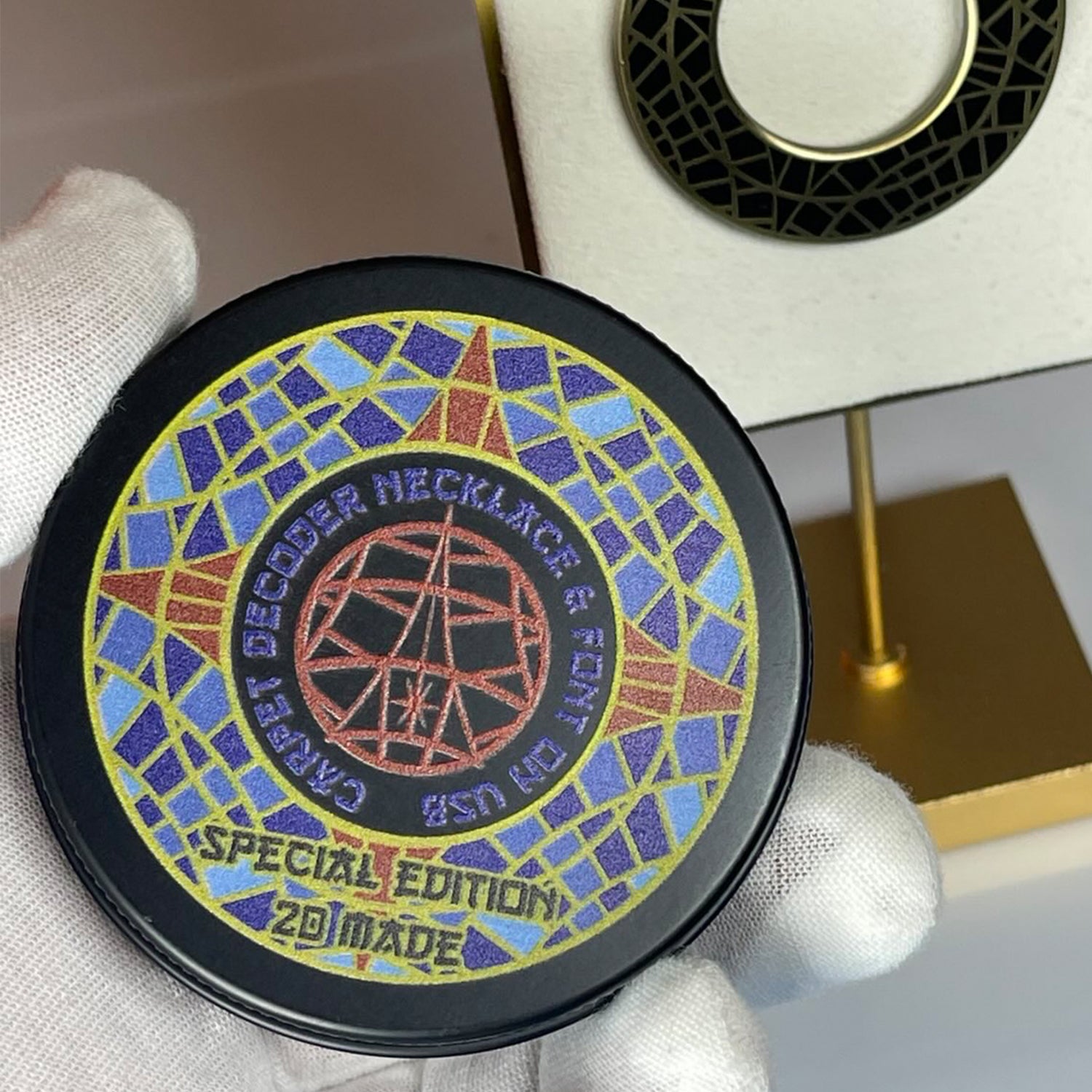 Necklace w. Carpet Decoder BLACK ed. 20 made