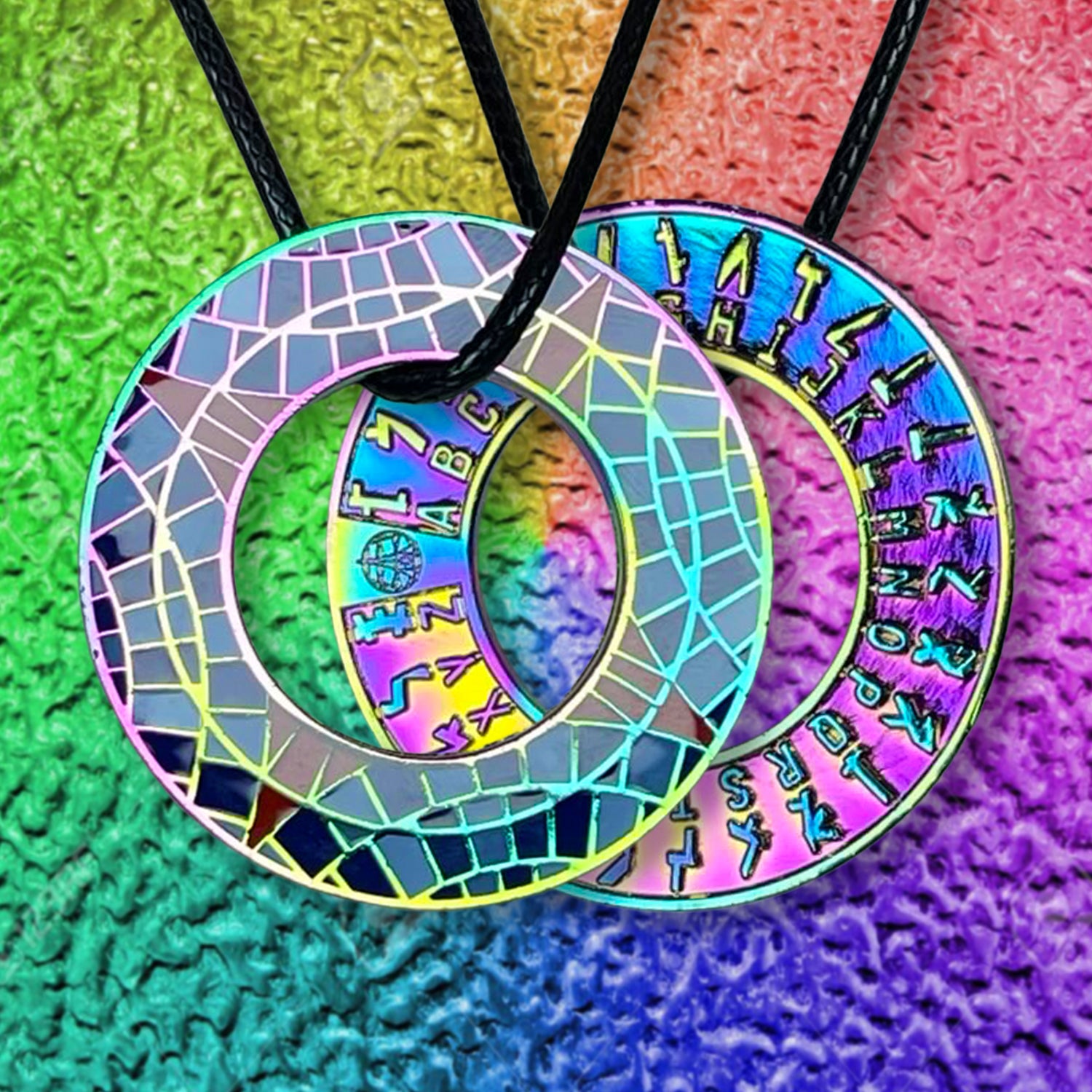 Necklace w. Carpet Decoder RAINBOW ed. 10 made