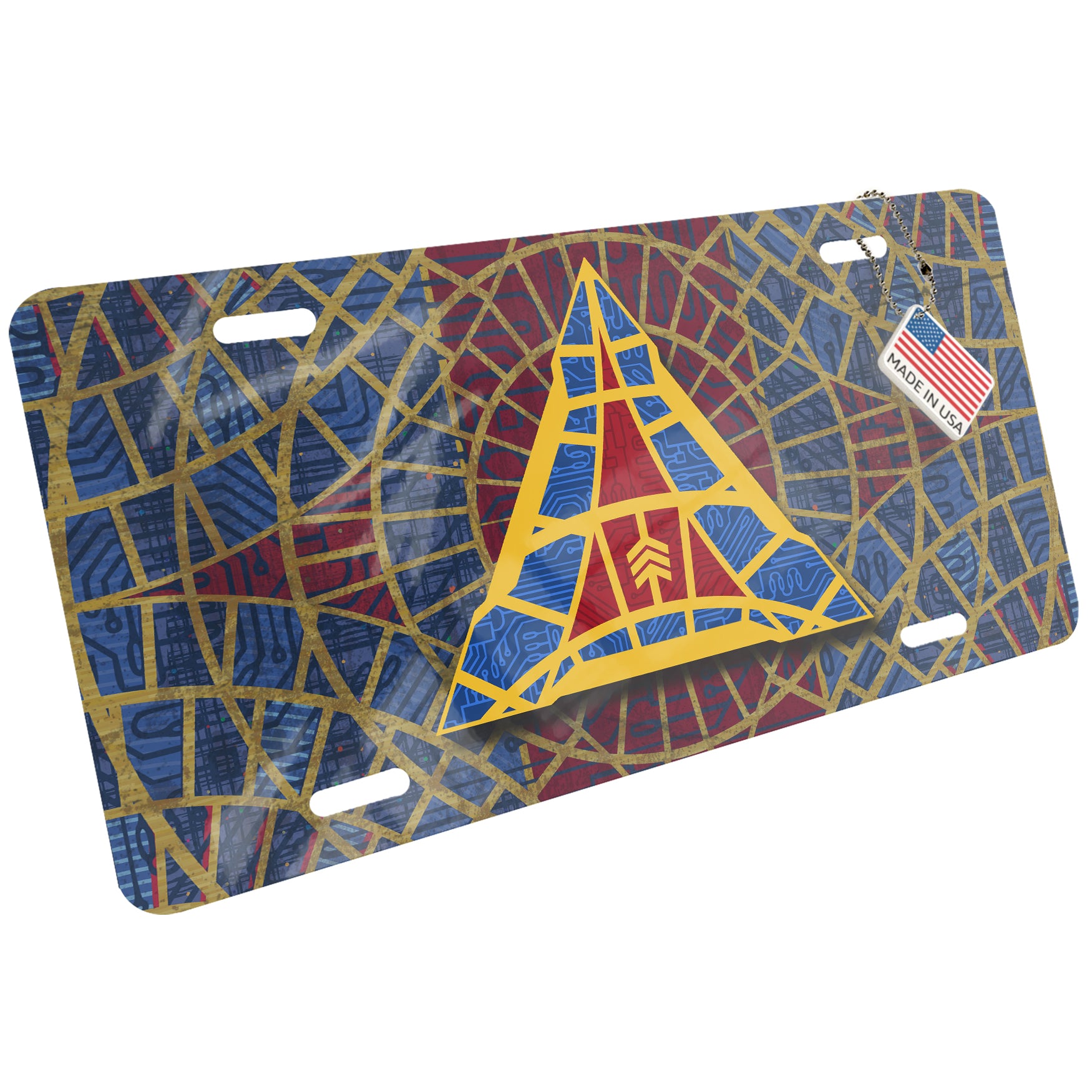 DDH CyberPunk Logo mirrored License Plate