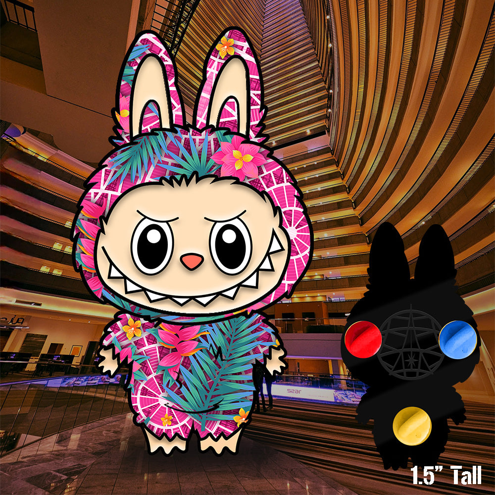 La-Carpet Mai-Tai Monster Enamel Pin 1.5"