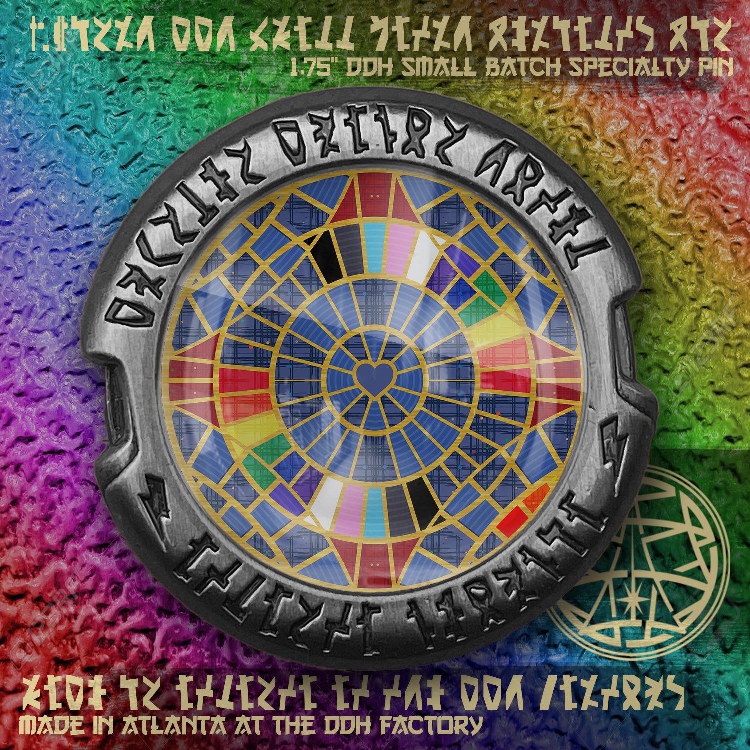 Pride carpet DDH made Printed Pin