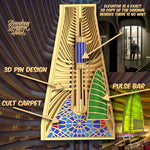 Silver Elevator Pin & Marriott Carpet & Pulse Bar Dcon Exclusive