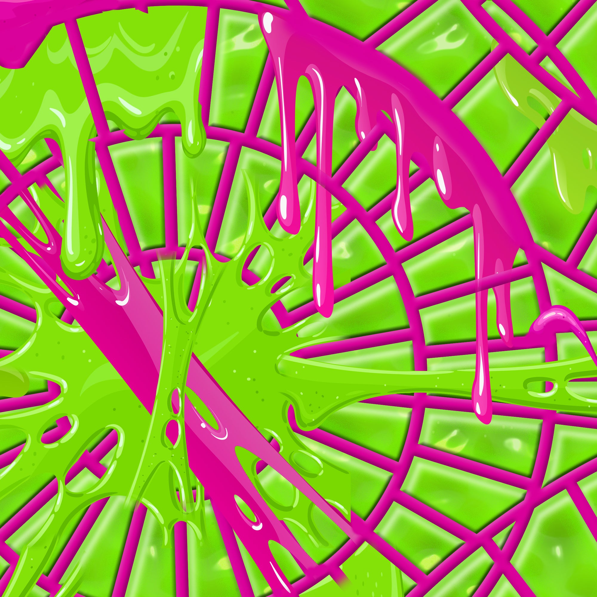 Neon Slime DDH Hawaiian Shirt (ETA 3 weeks)