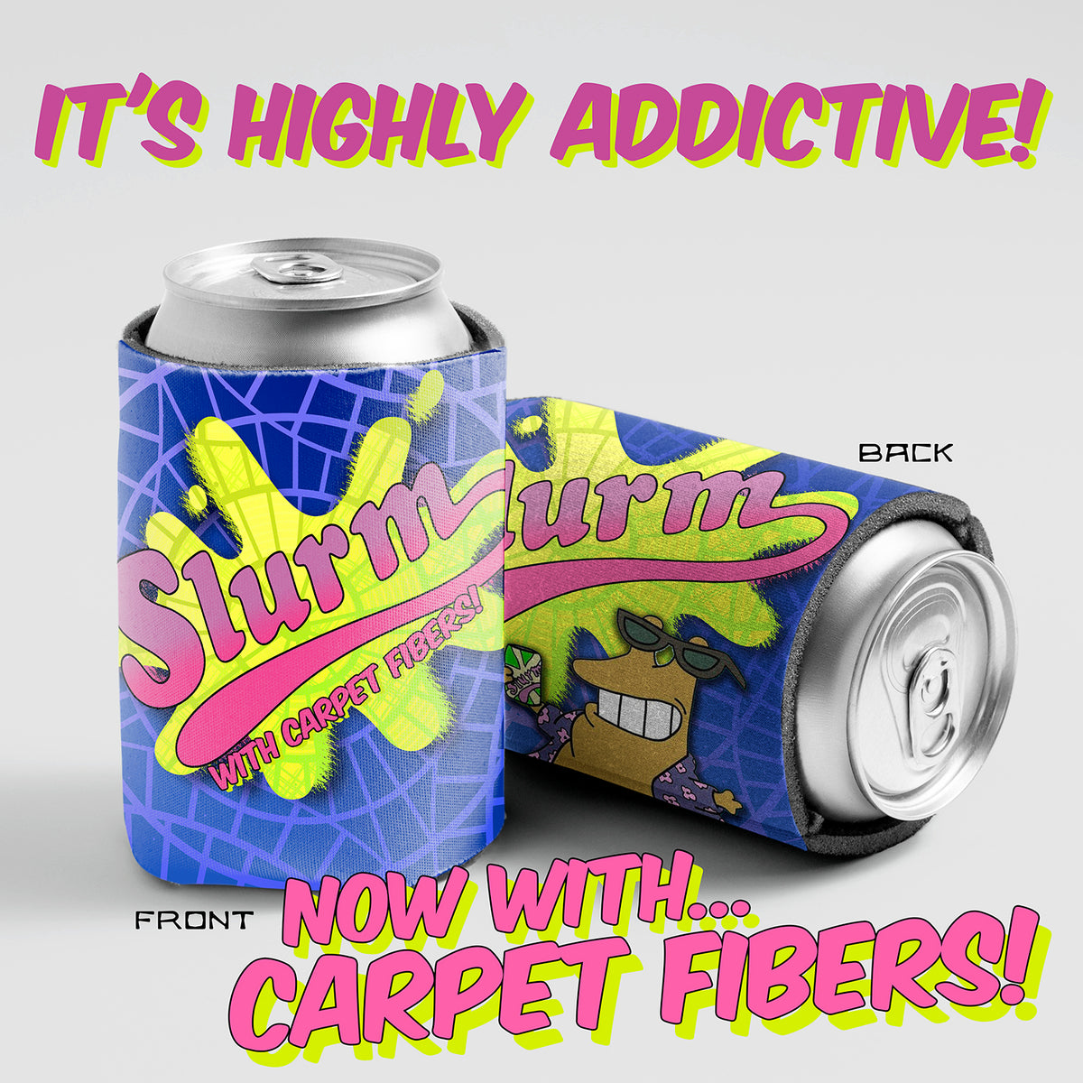 2x Can Cooler Set Carpet Slurm – Drunken Dragon Hotel