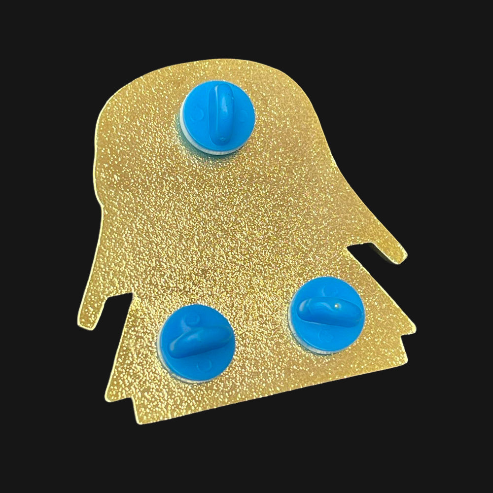 Spaceballs the Schwartz Awakens Pin Gold, Blue letters