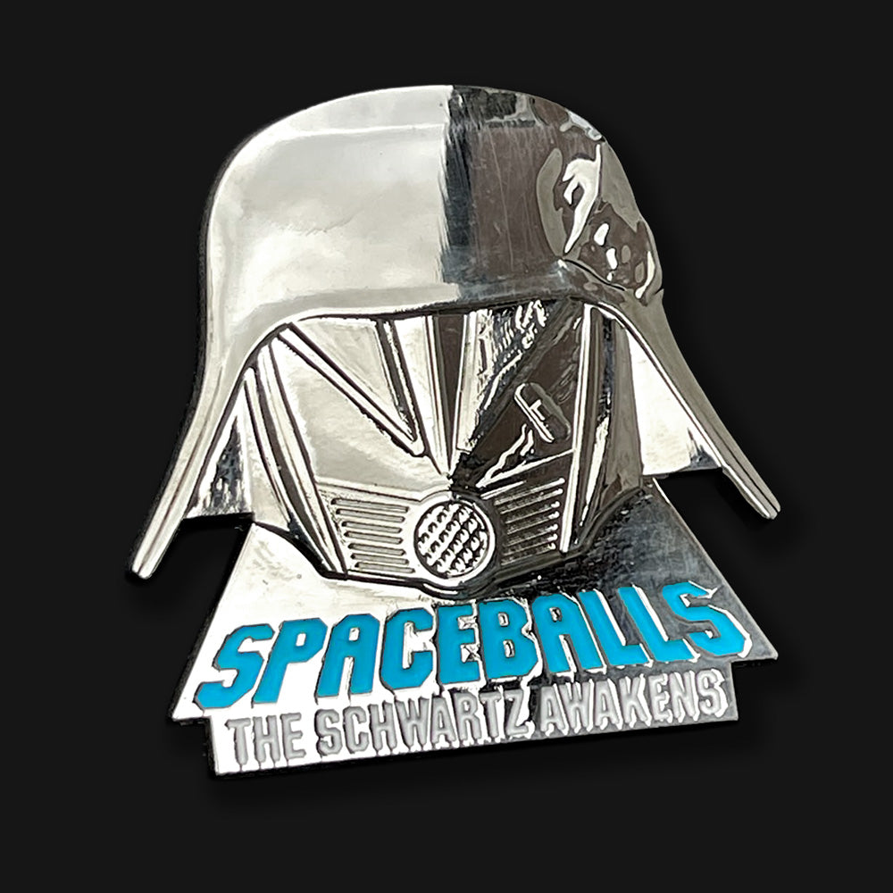 Spaceballs the Schwartz Awakens Pin Silver Color