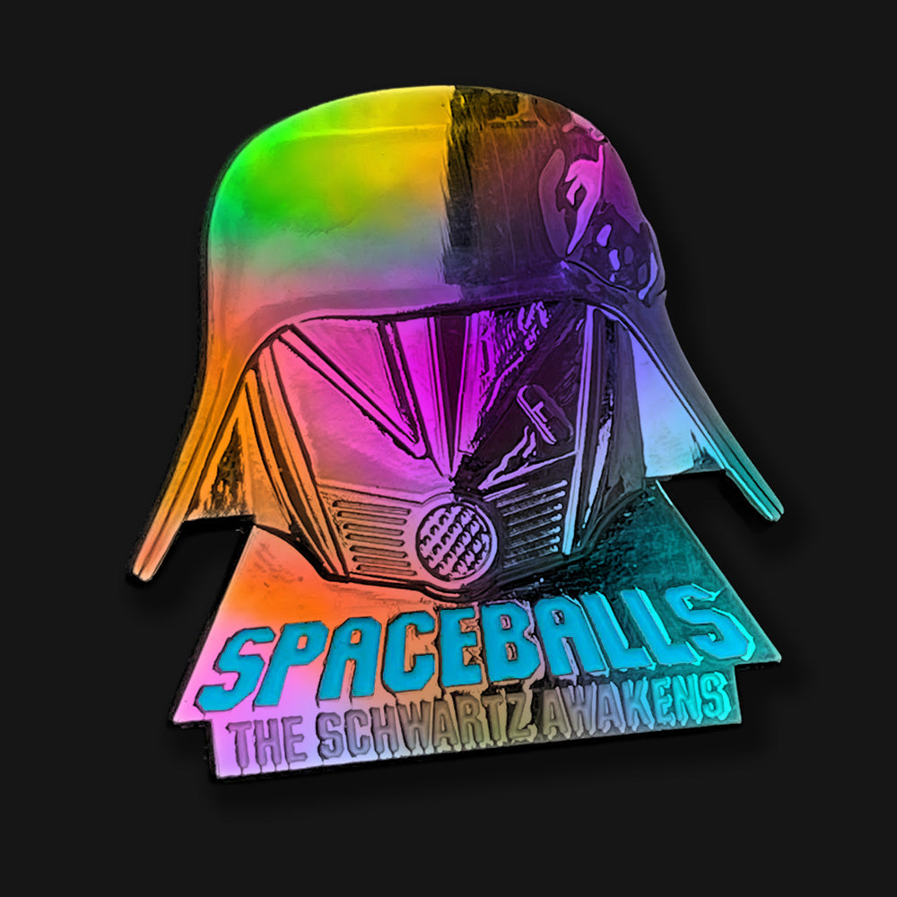 Spaceballs the Schwartz Awakens Pin Rainbow Color