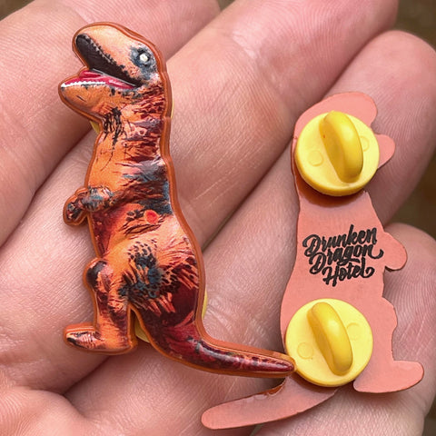 Inflatable T-Rex Pin Classic Color Pin