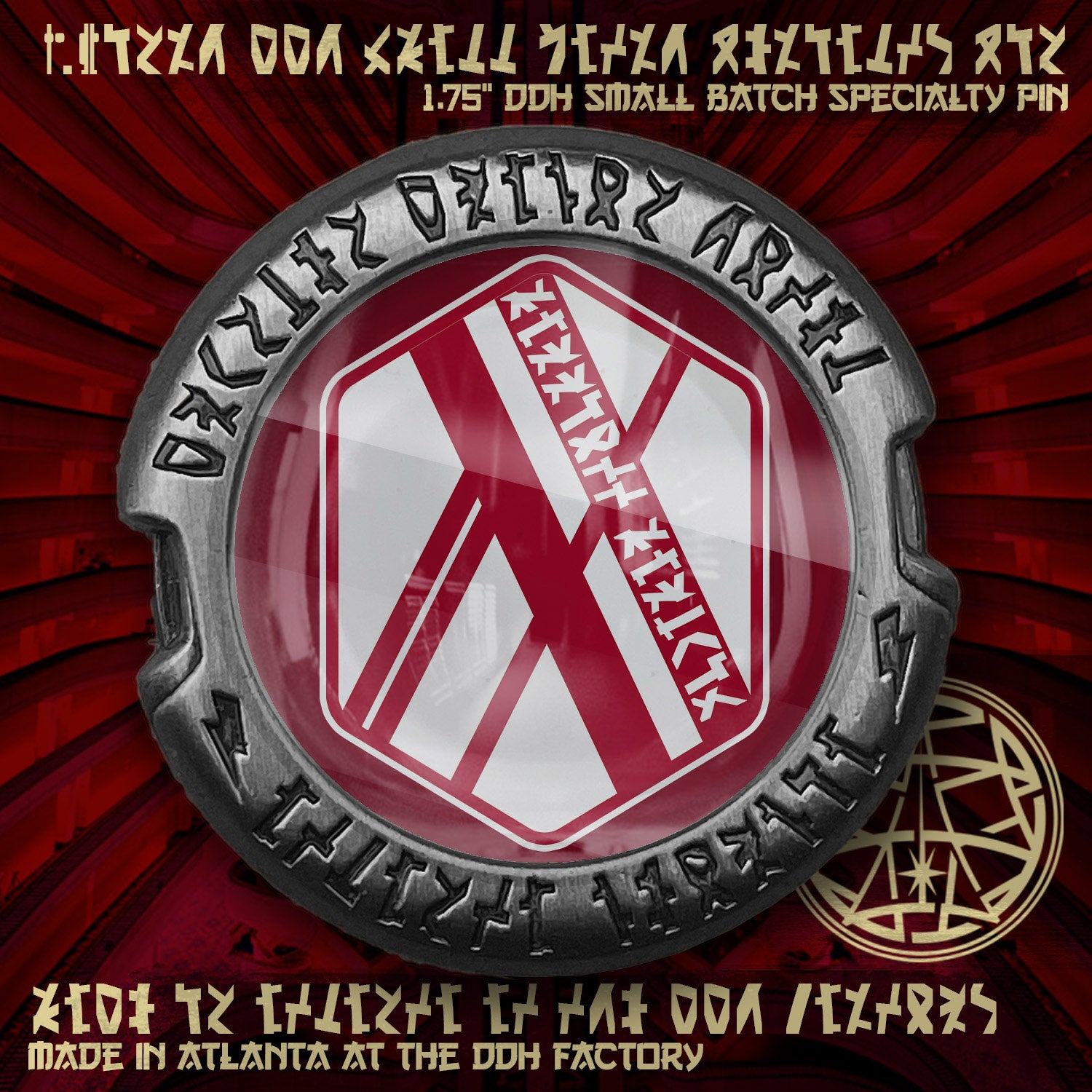 Team Marriott DDH made Printed Pin