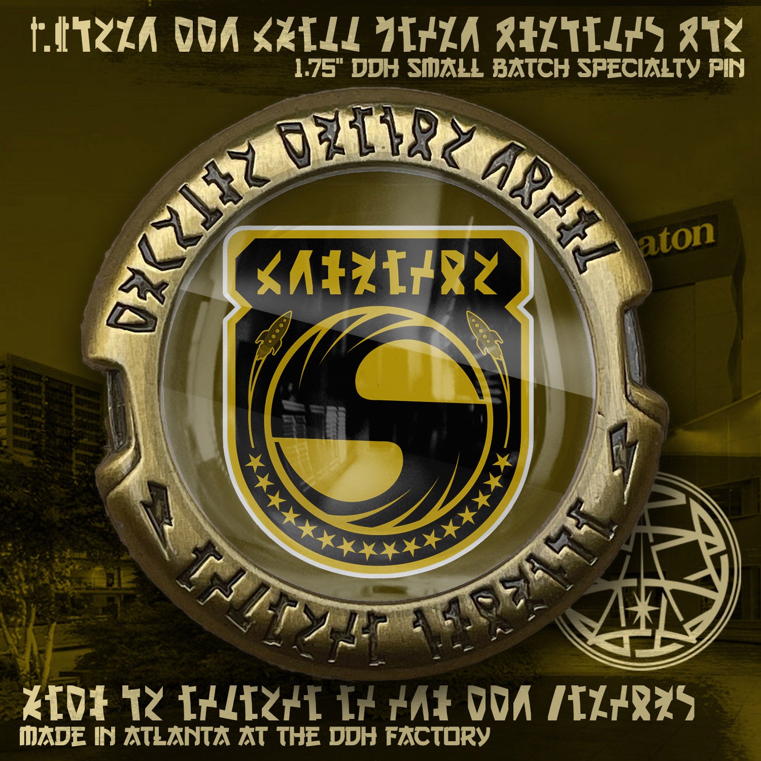 Team Sheraton DDH made Printed Pin