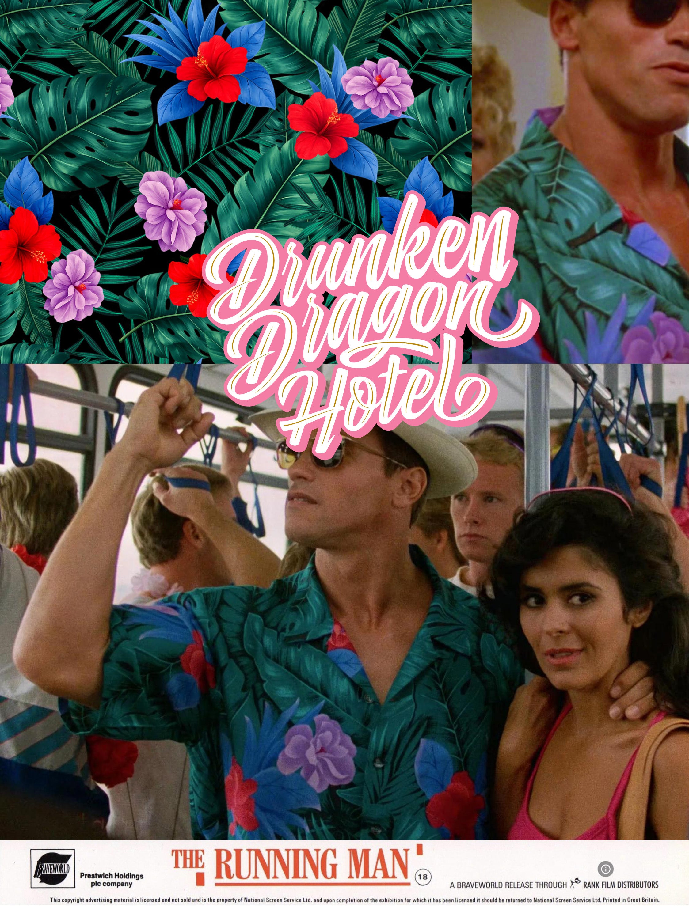 The Running Man '87 DDH Hawaiian Shirt (ETA 3 weeks)