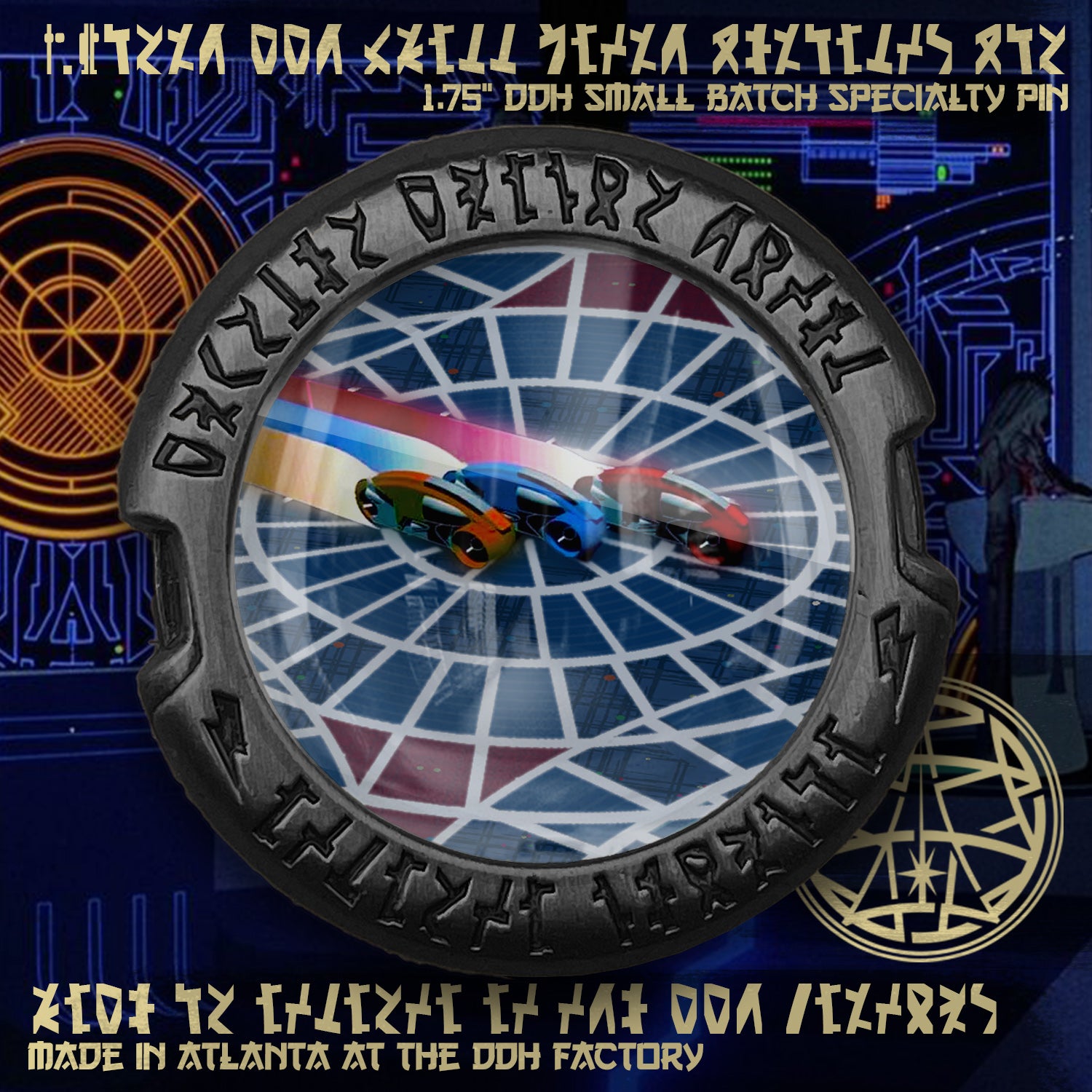 Tron carpet DDH made Printed Pin