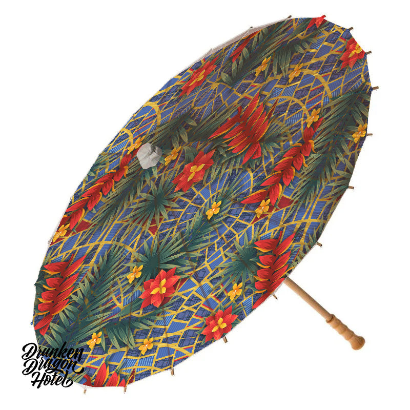Tiki Carpet Full Size Parasol Umbrella 82cm