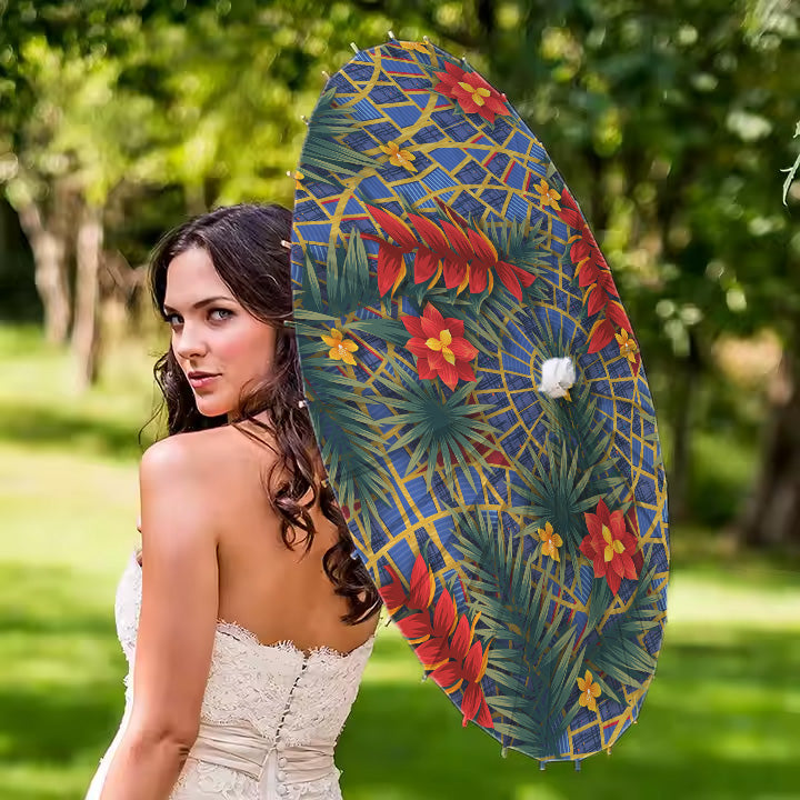 Tiki Carpet Full Size Parasol Umbrella 82cm