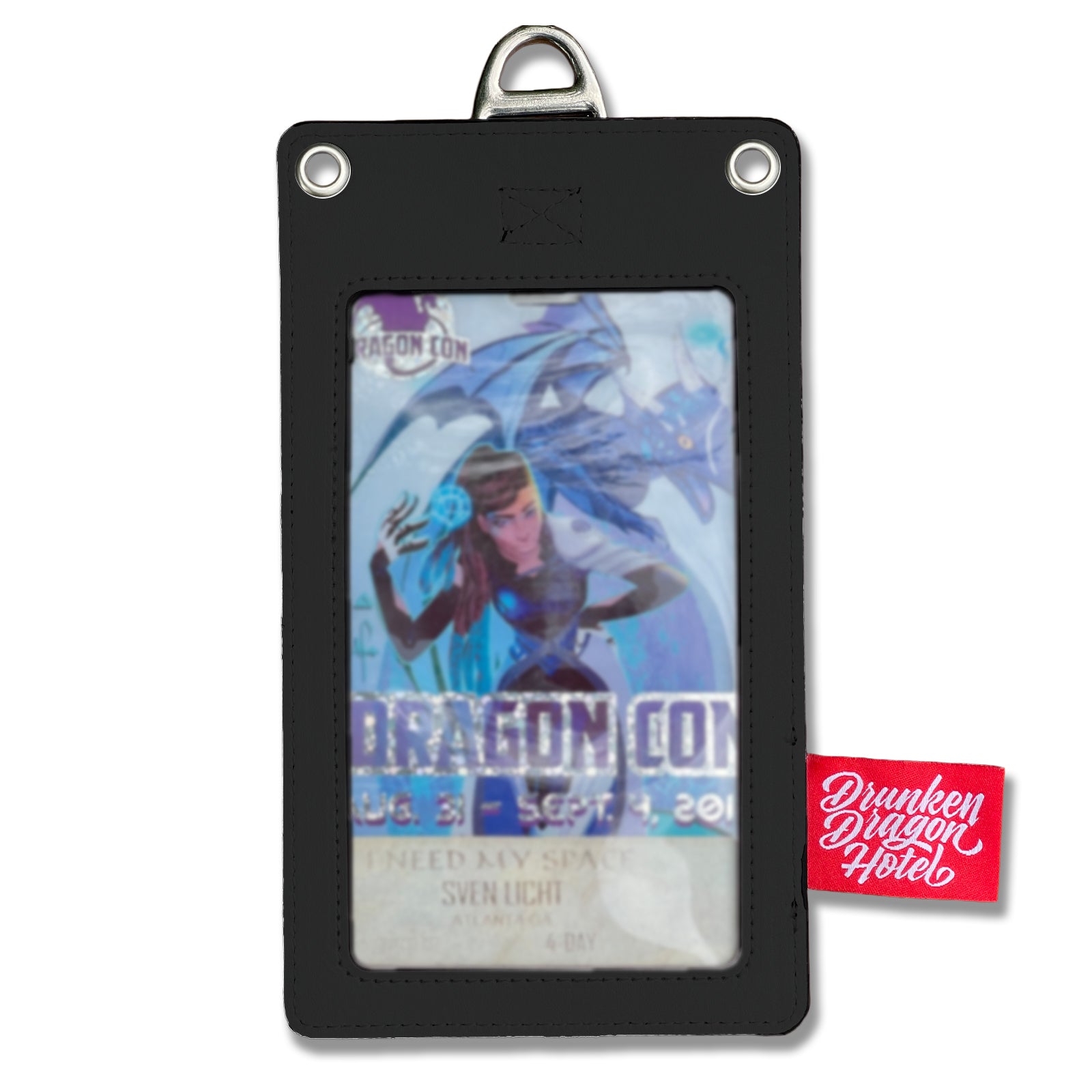 Black Pass Badge Holder V2